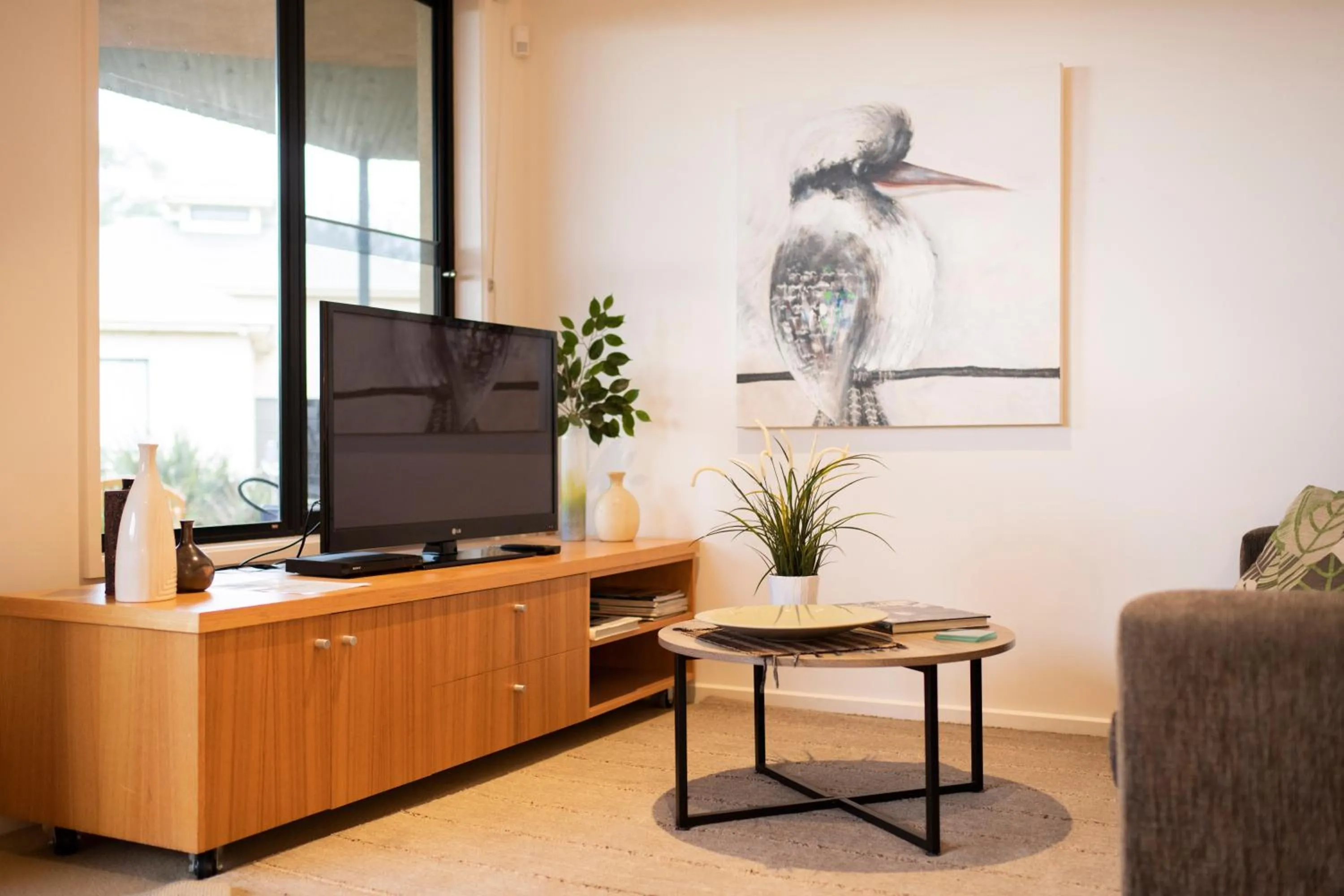 Living room in Hilltop Apartments Phillip Island