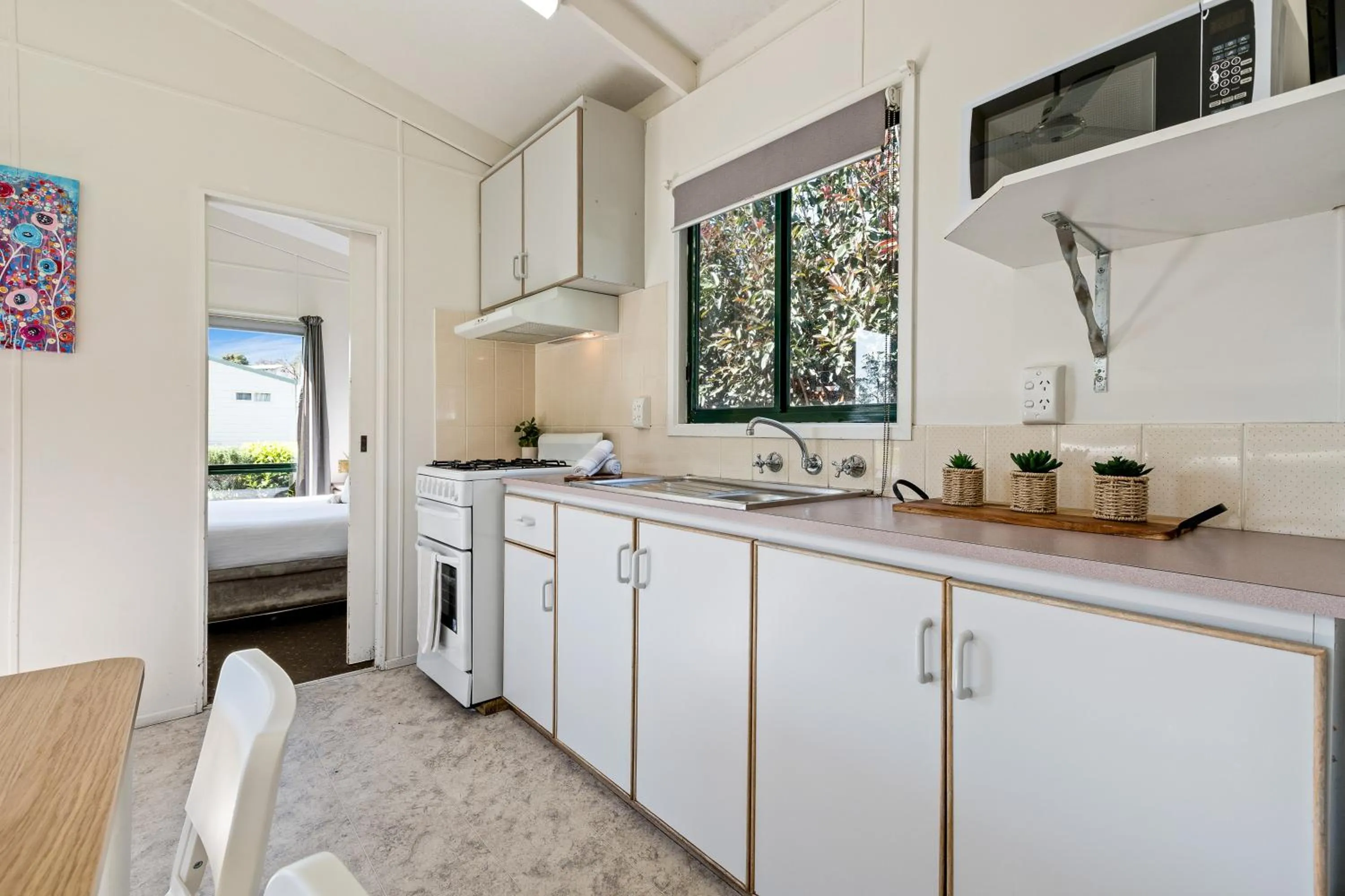 Kitchen or kitchenette in Tasman Holiday Parks - Merimbula