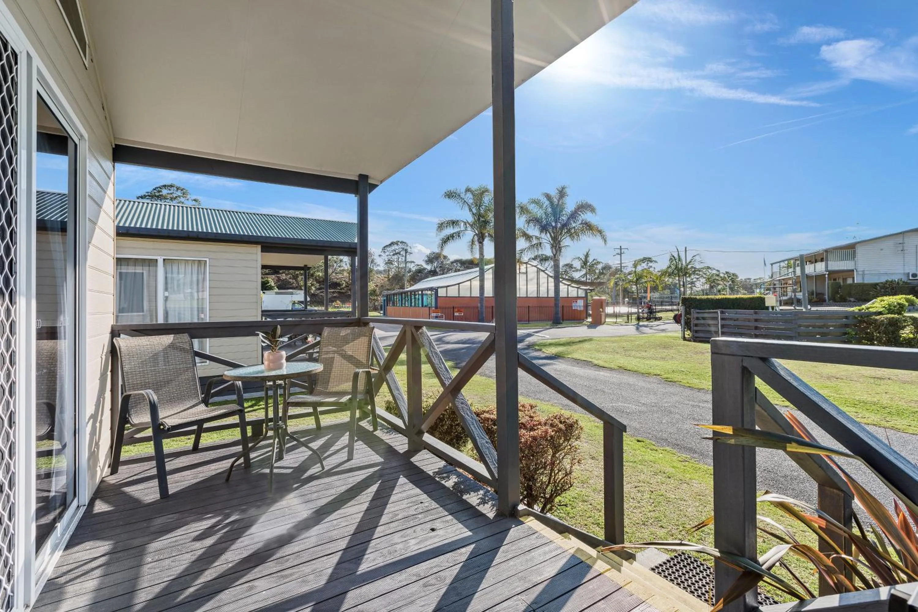 Patio in Tasman Holiday Parks - Merimbula