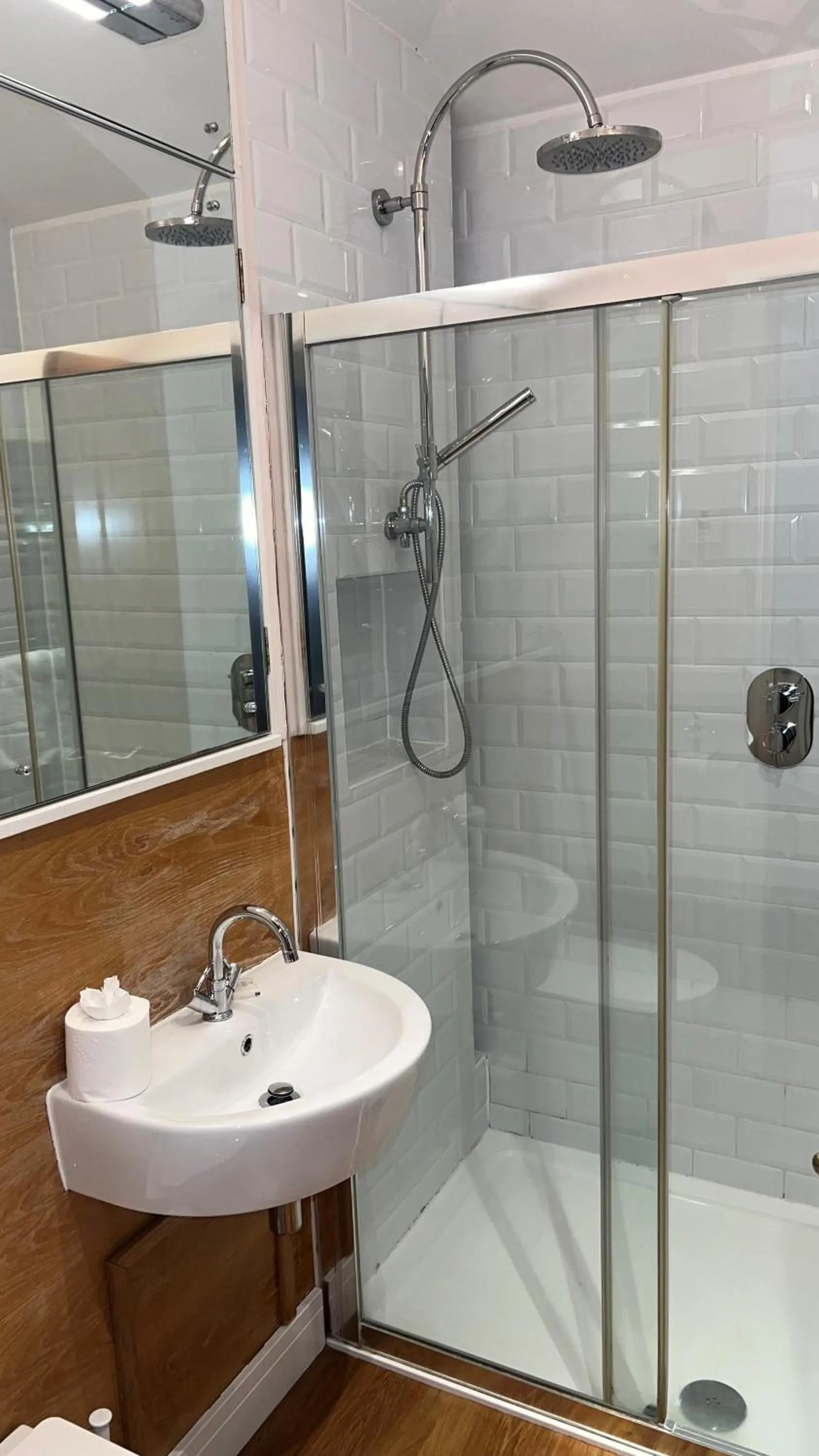 Shower in Glenisle Cottage