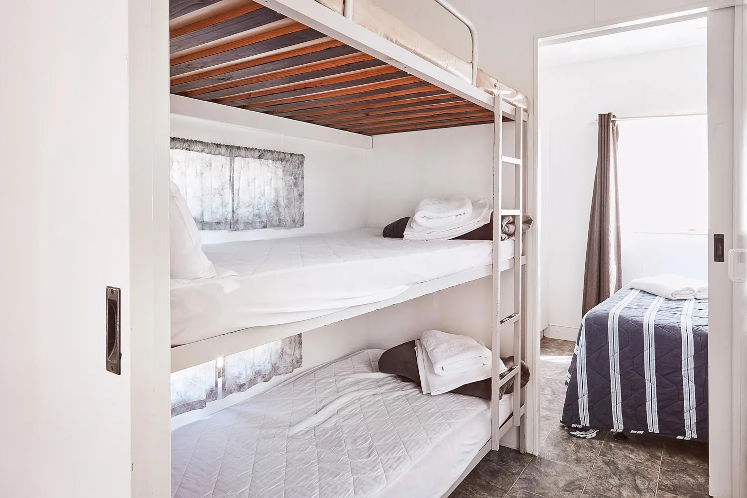 Bed in Lorne Foreshore Caravan Park