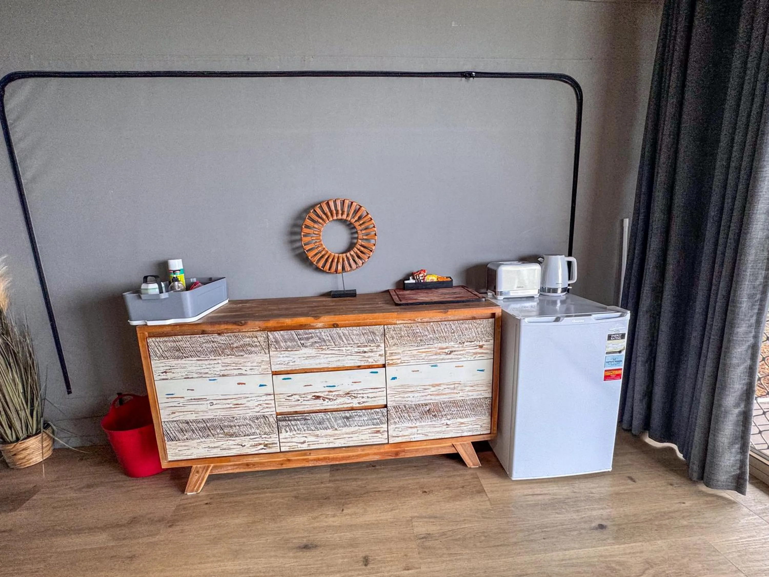 Bedroom in Lorne Foreshore Caravan Park