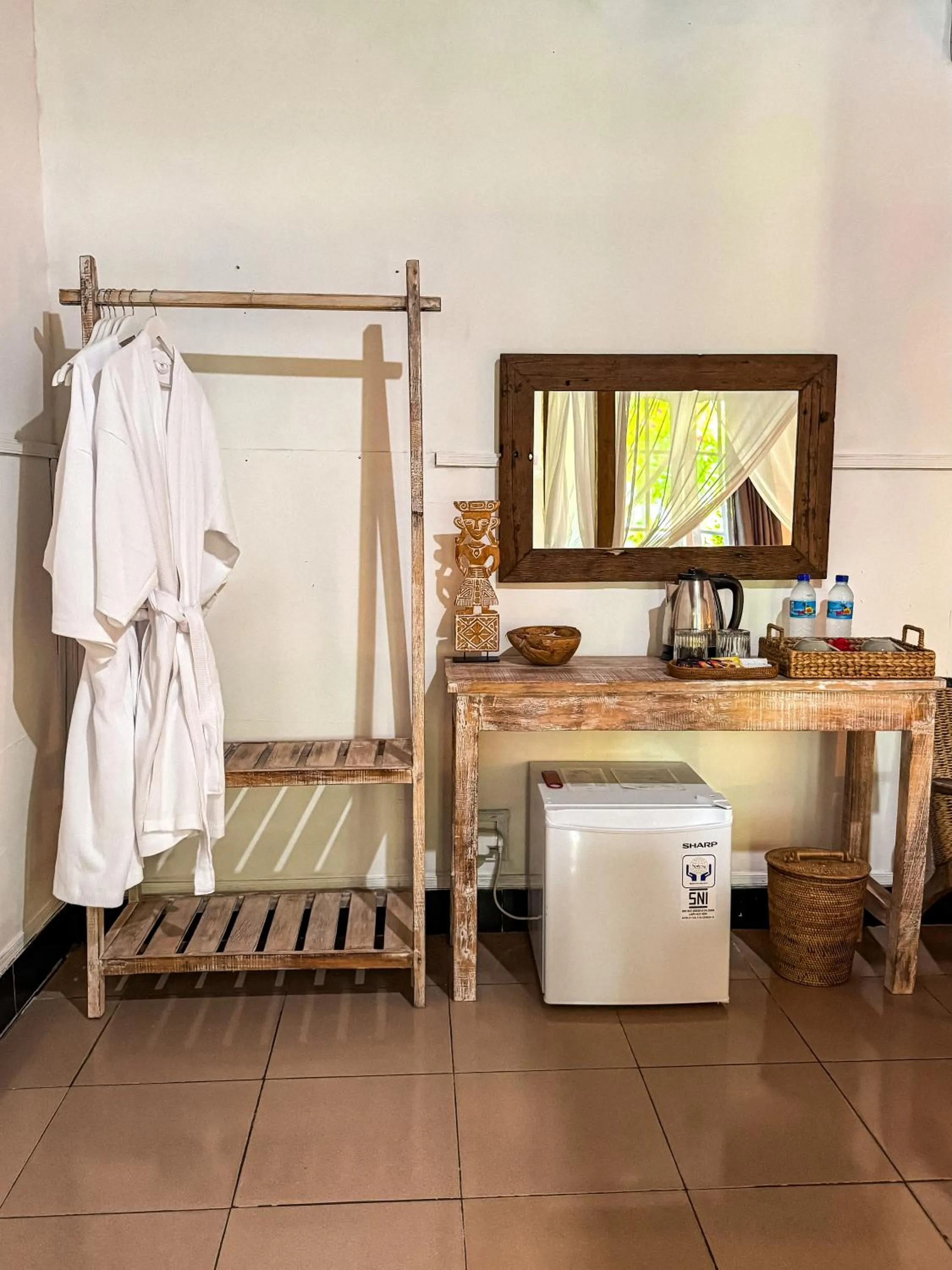 Photo of the whole room, Bed in Pelangi Cottages Gili Air