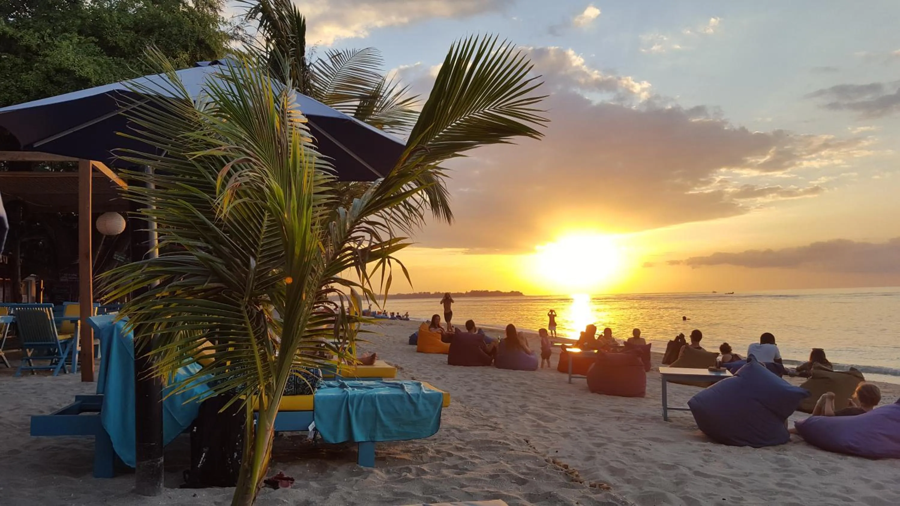 Sunset in Pelangi Cottages Gili Air
