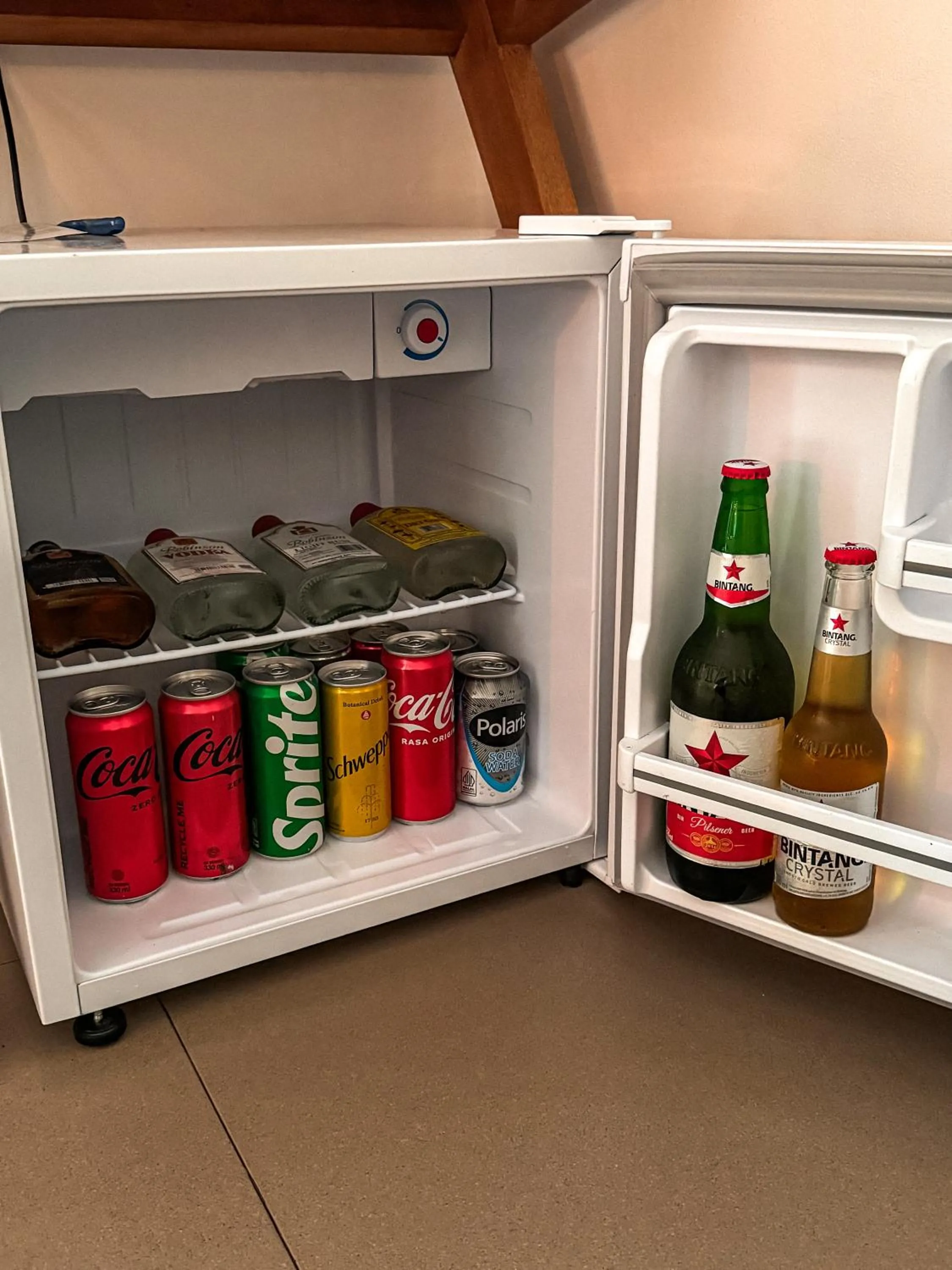 Drinks in Pelangi Cottages Gili Air