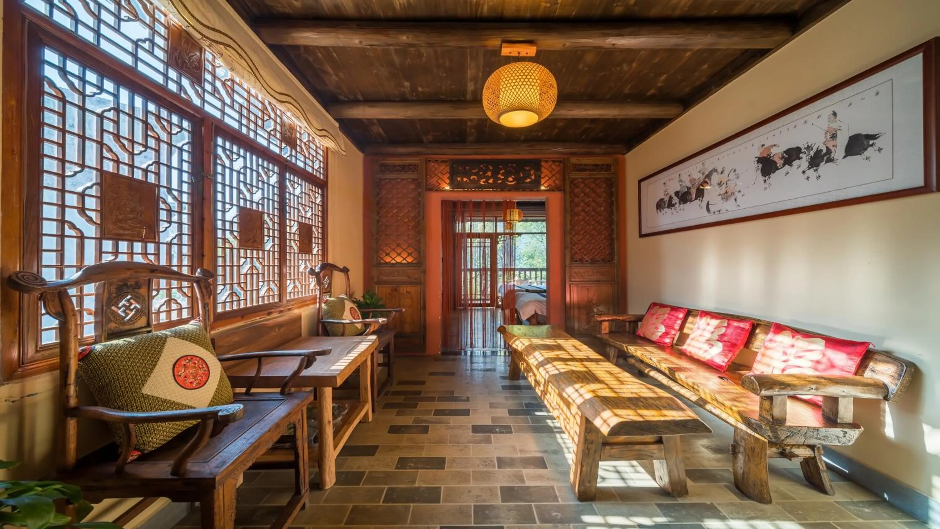 Coffee/tea facilities in Yangshuo Tea Cozy--one way Free pick up from airport or TS 4 nights