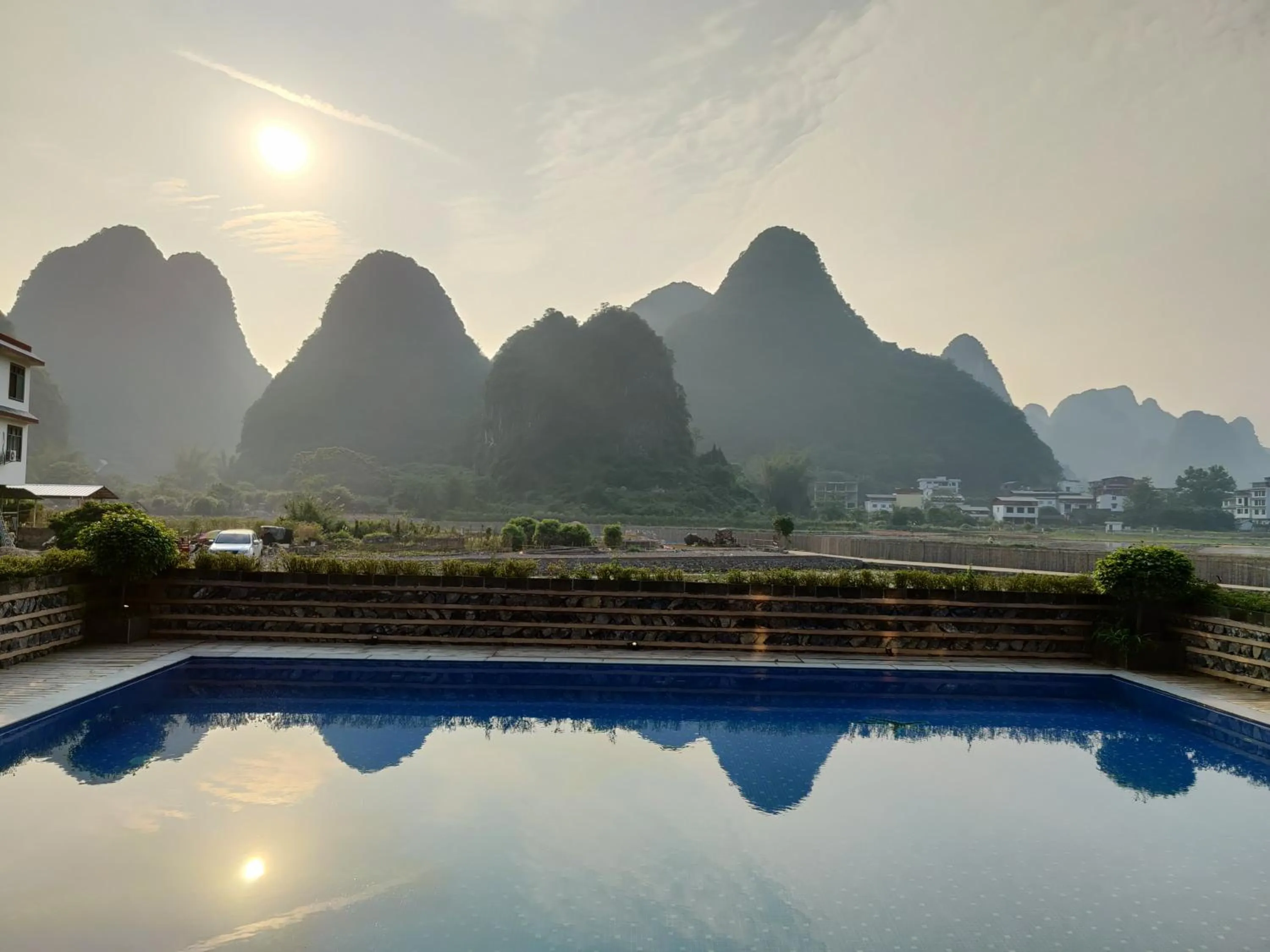 Natural landscape in Yangshuo Tea Cozy--one way Free pick up from airport or TS 4 nights