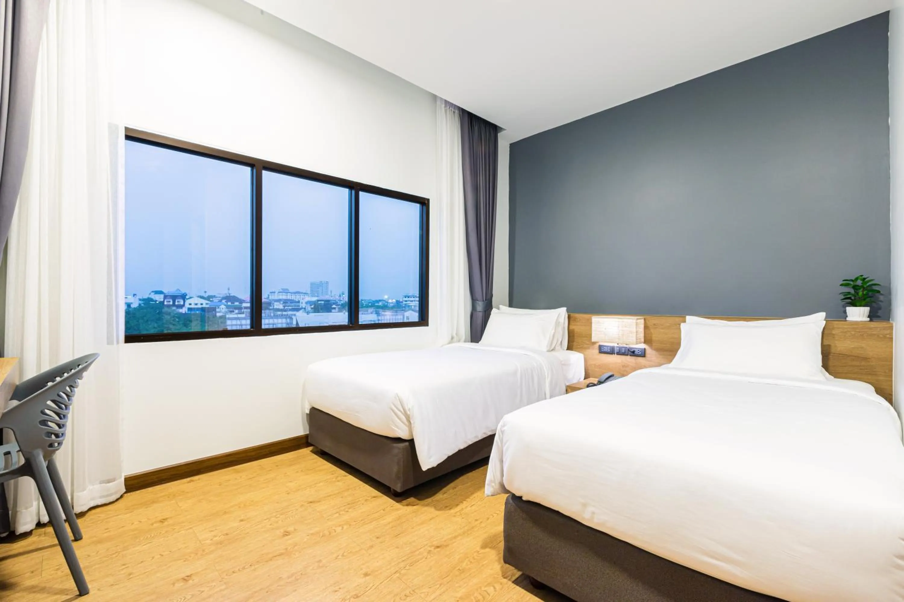 Bed in Icon Park Hotel, Chiang Mai- SHA Extra Plus