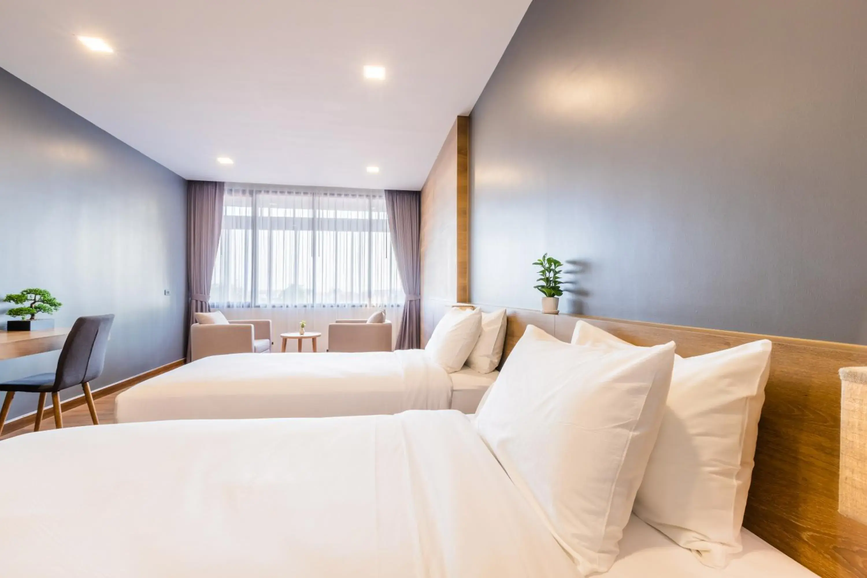Premier Twin Room in Icon Park Hotel, Chiang Mai- SHA Extra Plus Premier Twin Room in Icon Park Hotel, Chiang Mai- SHA Extra Plus