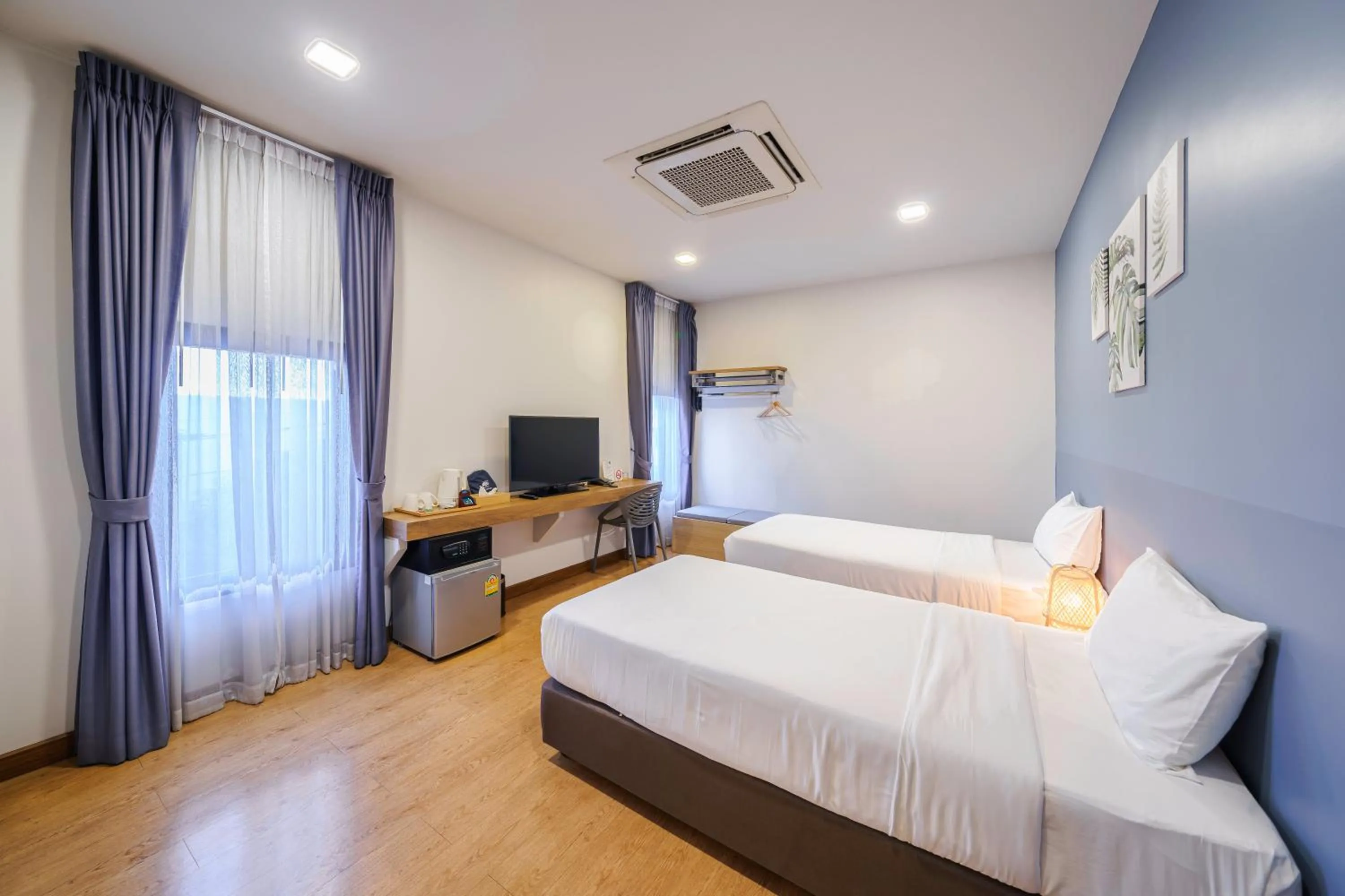 Bed in Icon Park Hotel, Chiang Mai- SHA Extra Plus