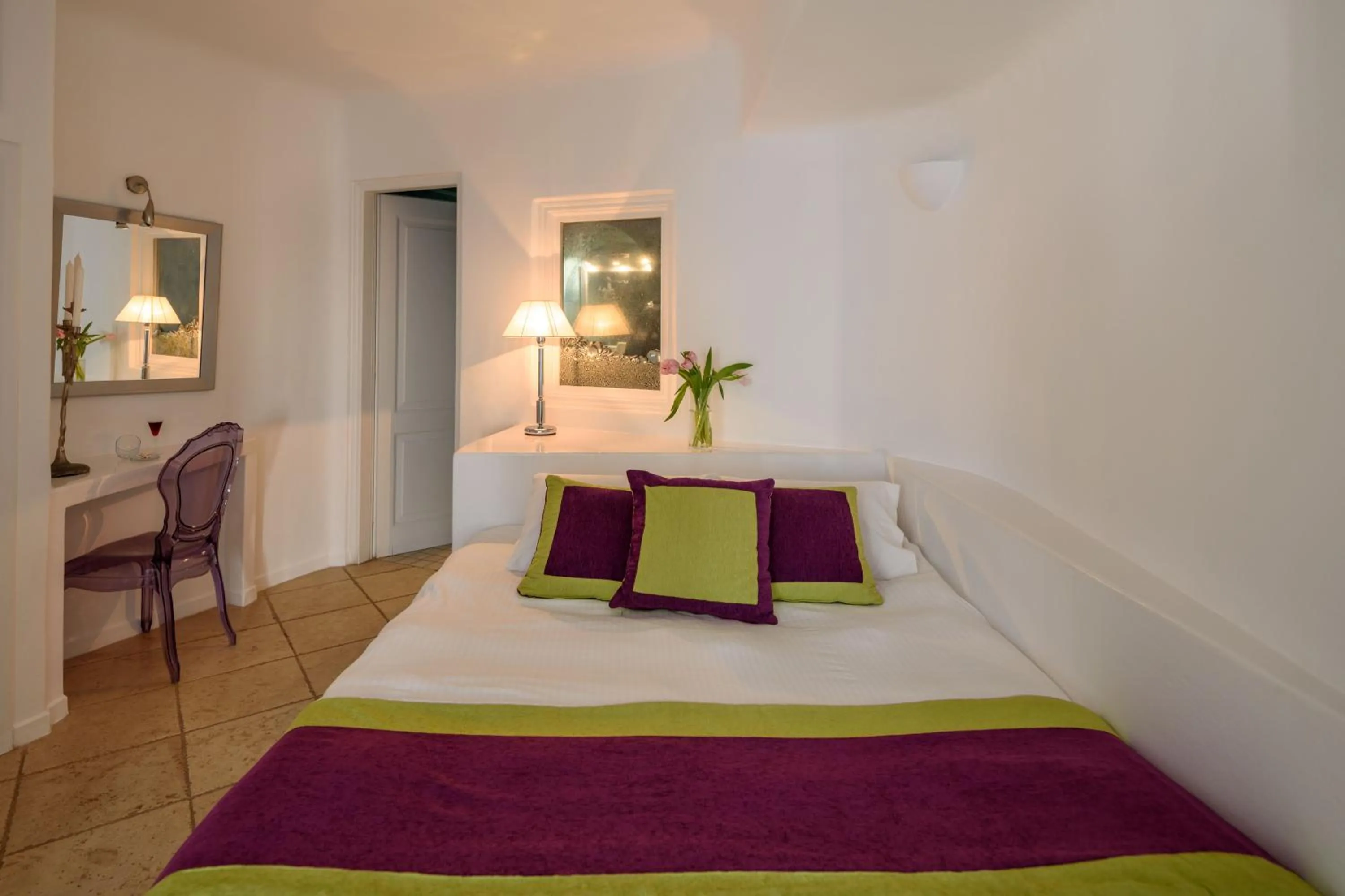 Bed in Above Blue Suites