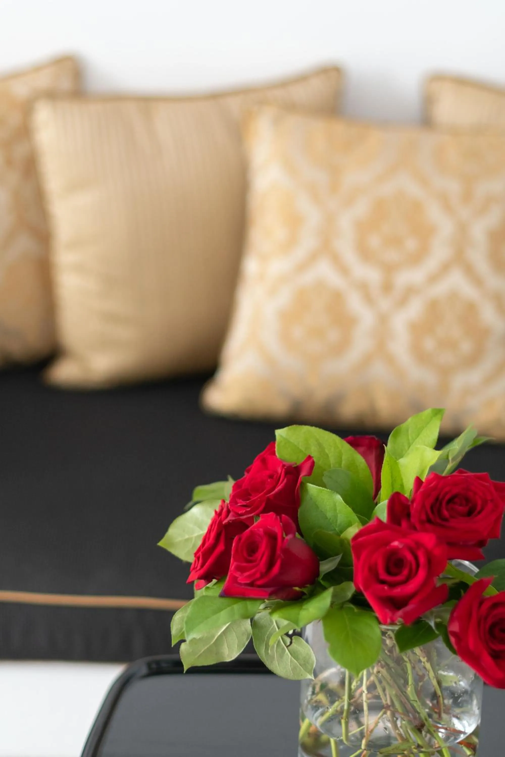 Seating area in Above Blue Suites