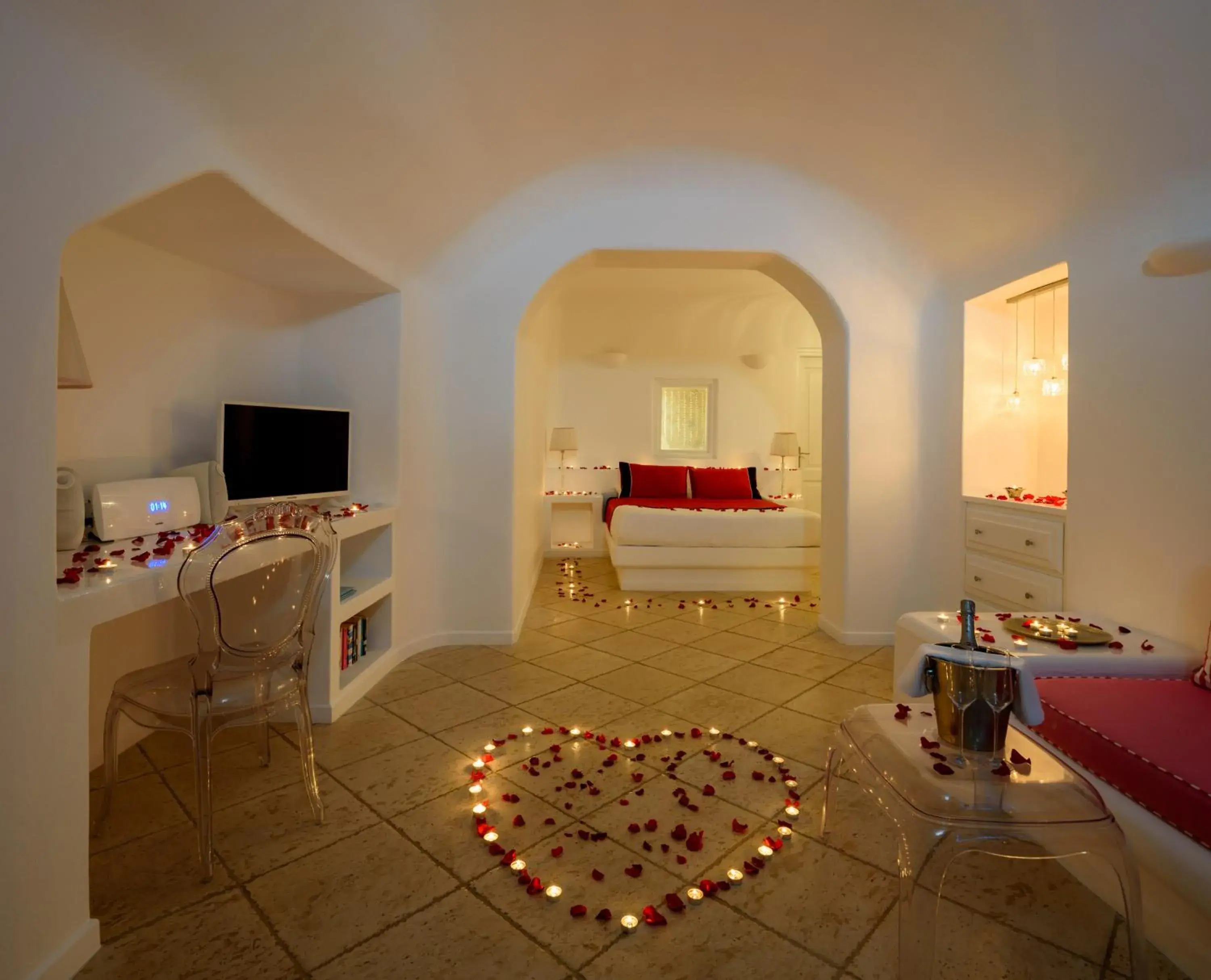 Bed in Above Blue Suites Bed in Above Blue Suites