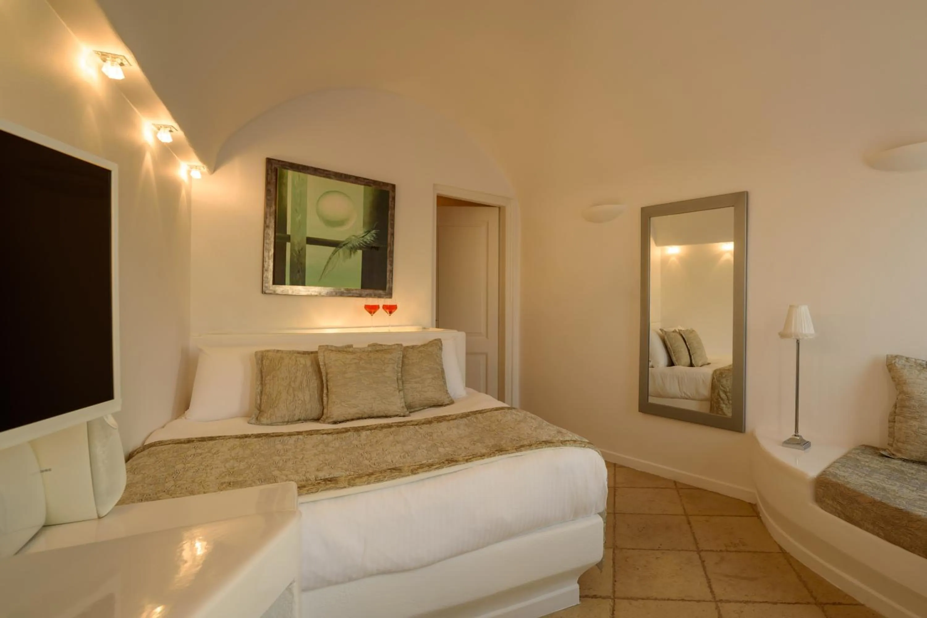 Bed in Above Blue Suites