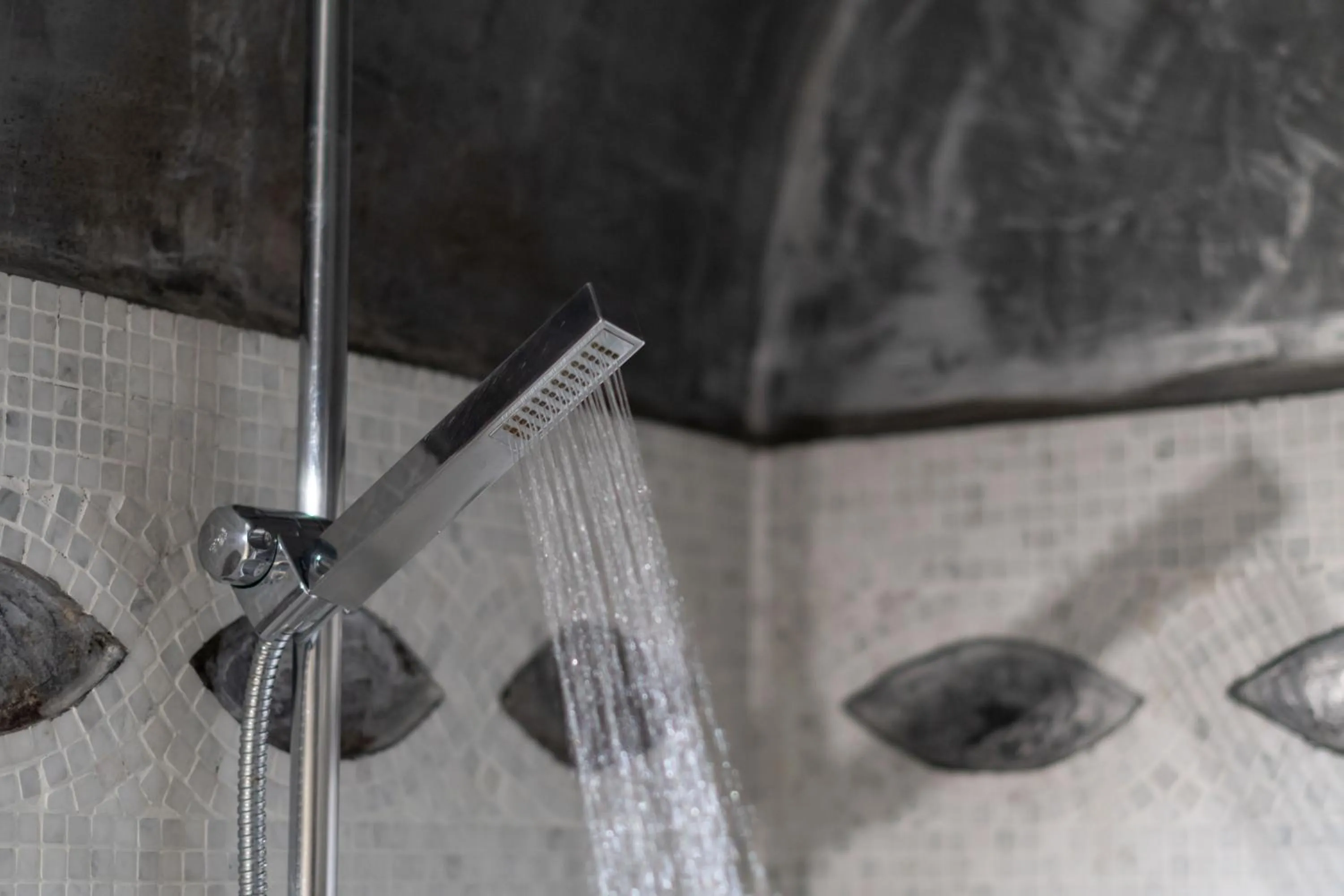 Shower in Above Blue Suites