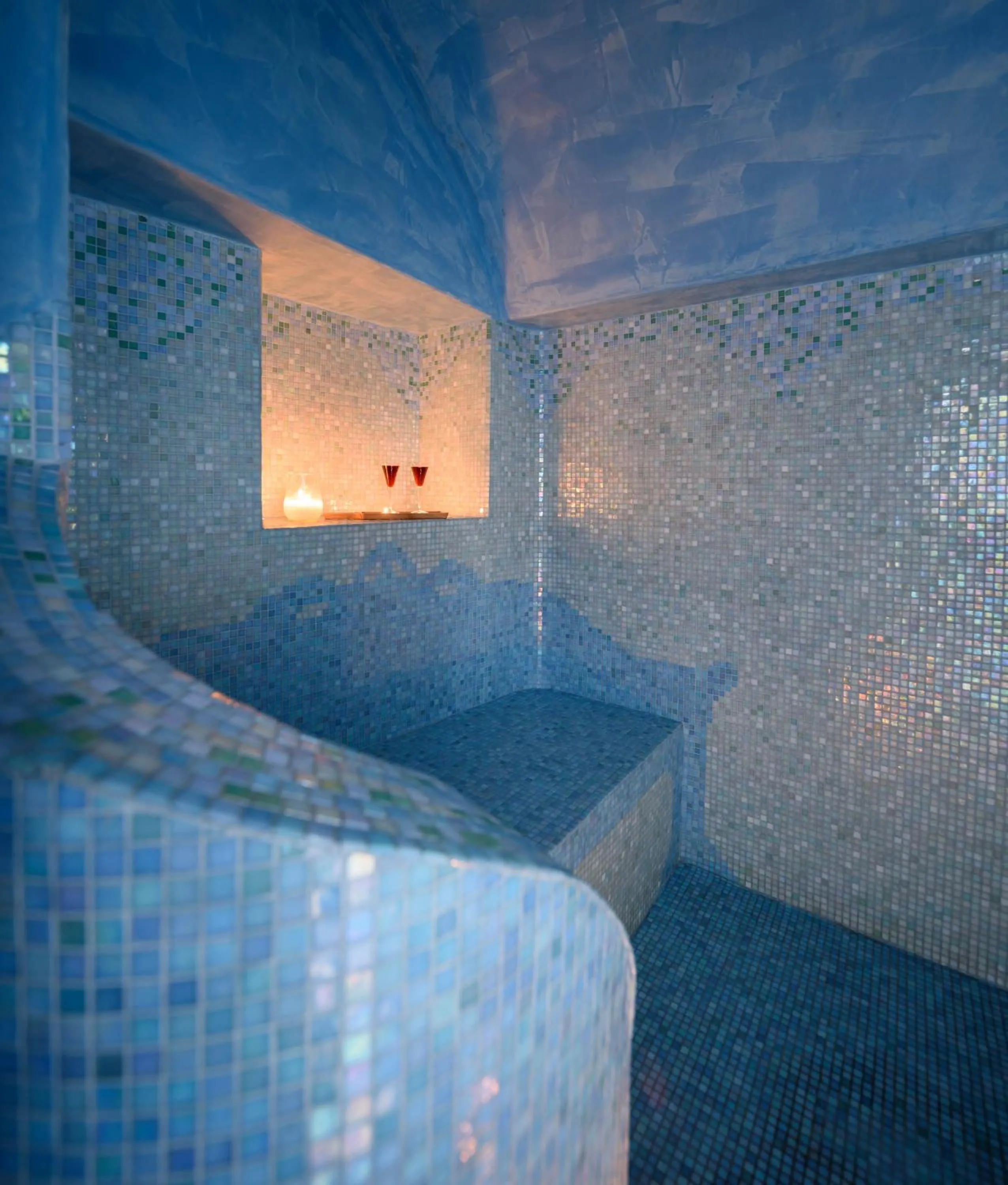 Bathroom in Above Blue Suites