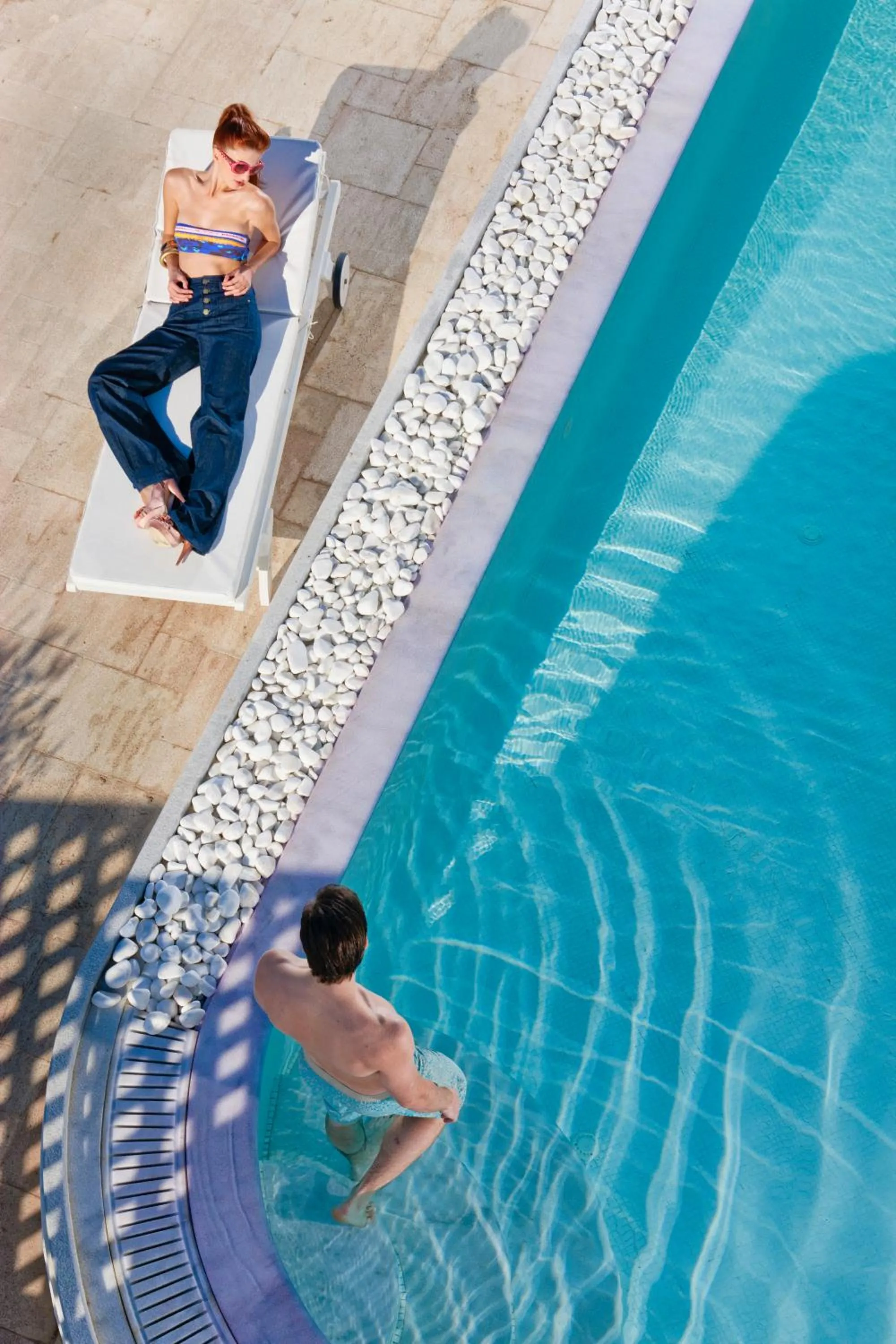 Swimming pool in Above Blue Suites