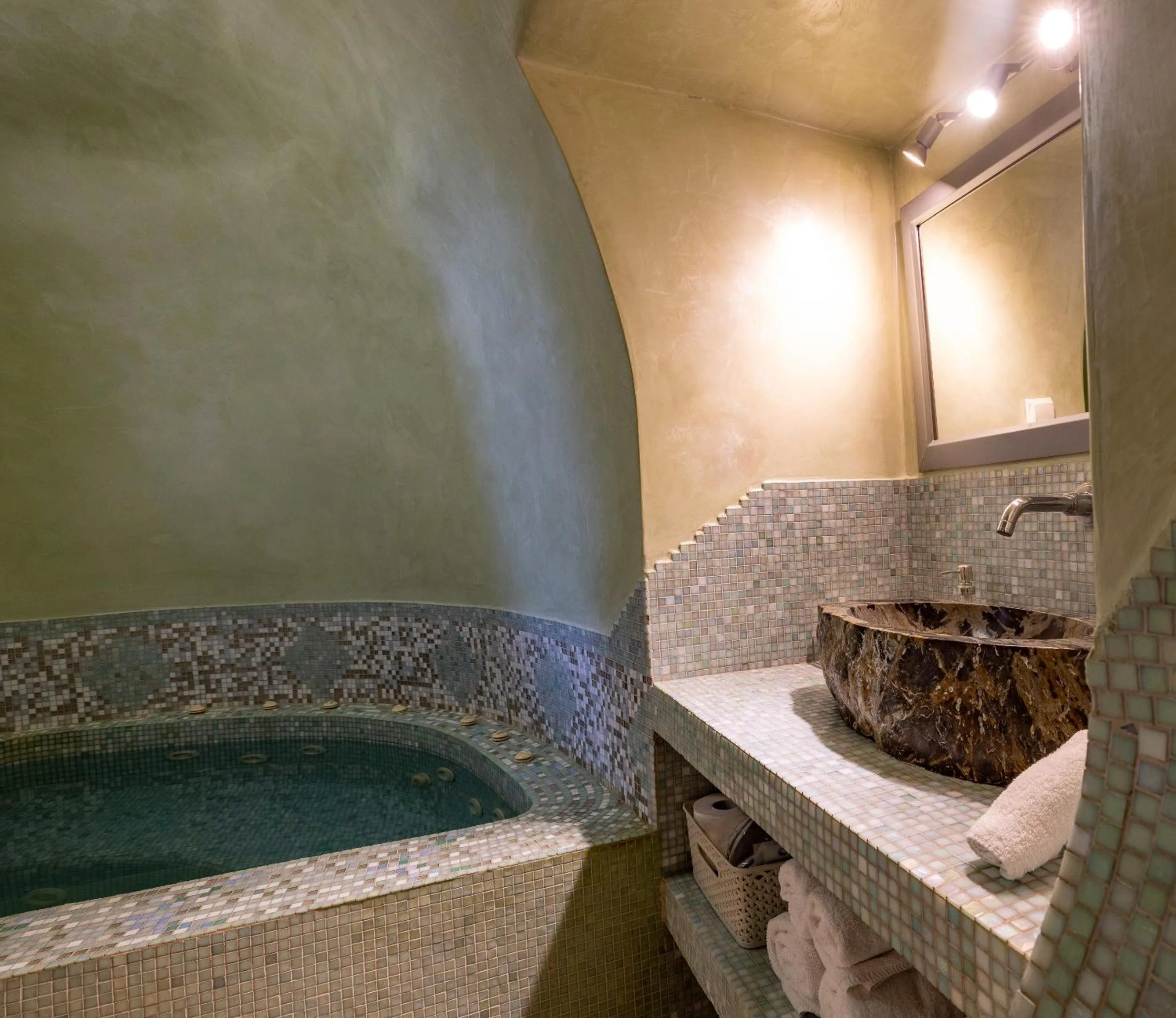 Bathroom in Above Blue Suites