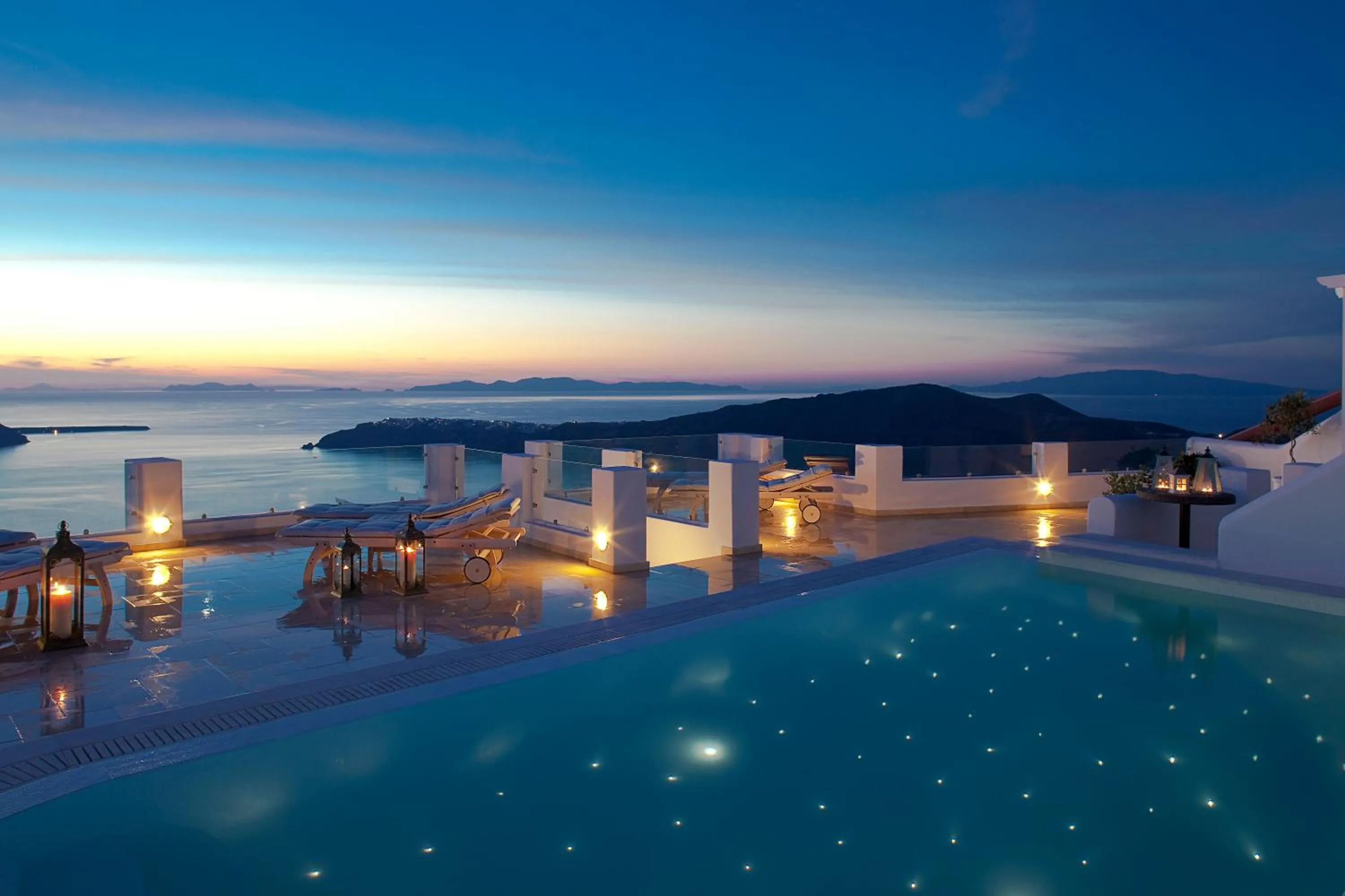 Swimming pool in Above Blue Suites