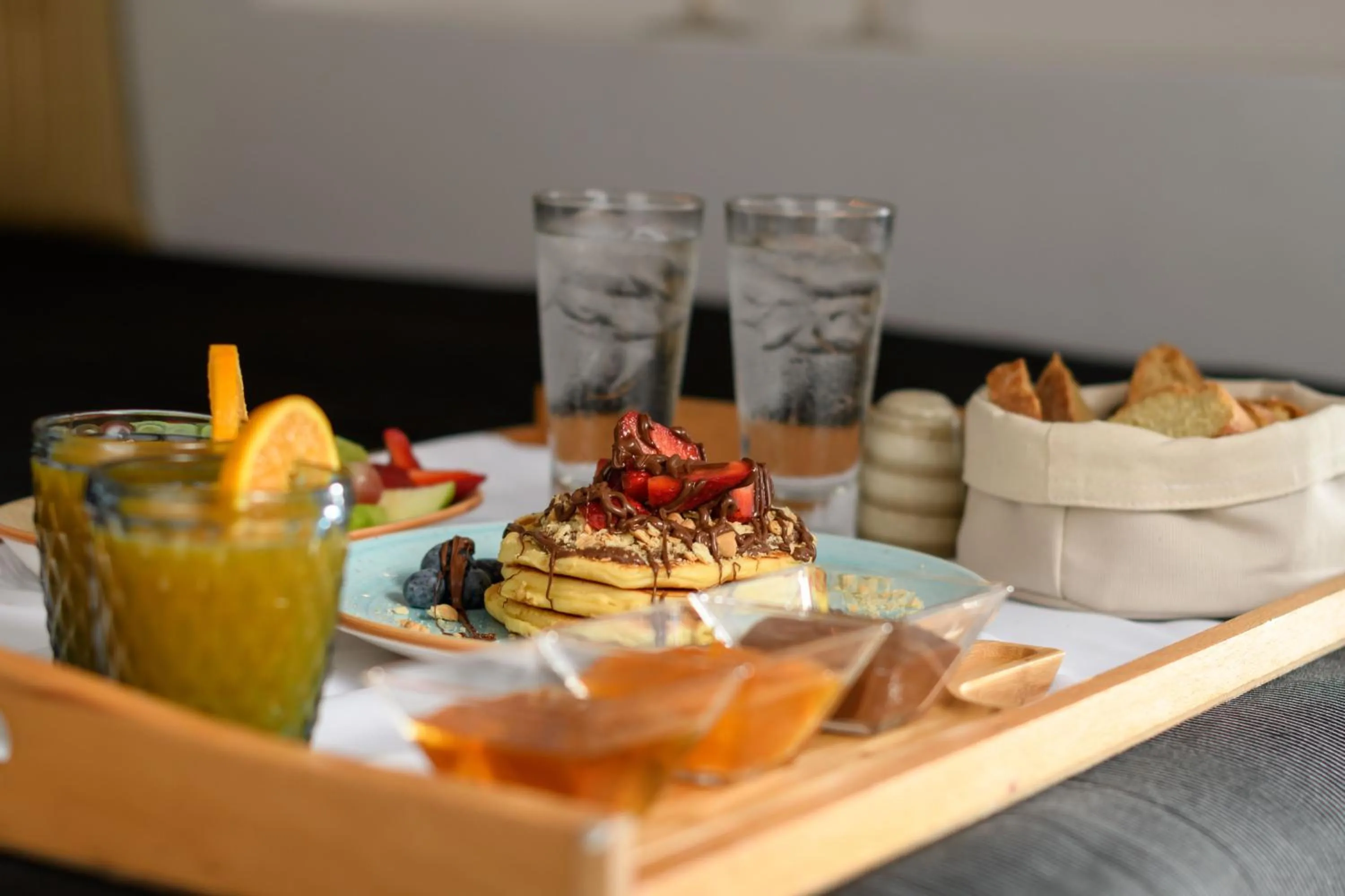 Food in Above Blue Suites