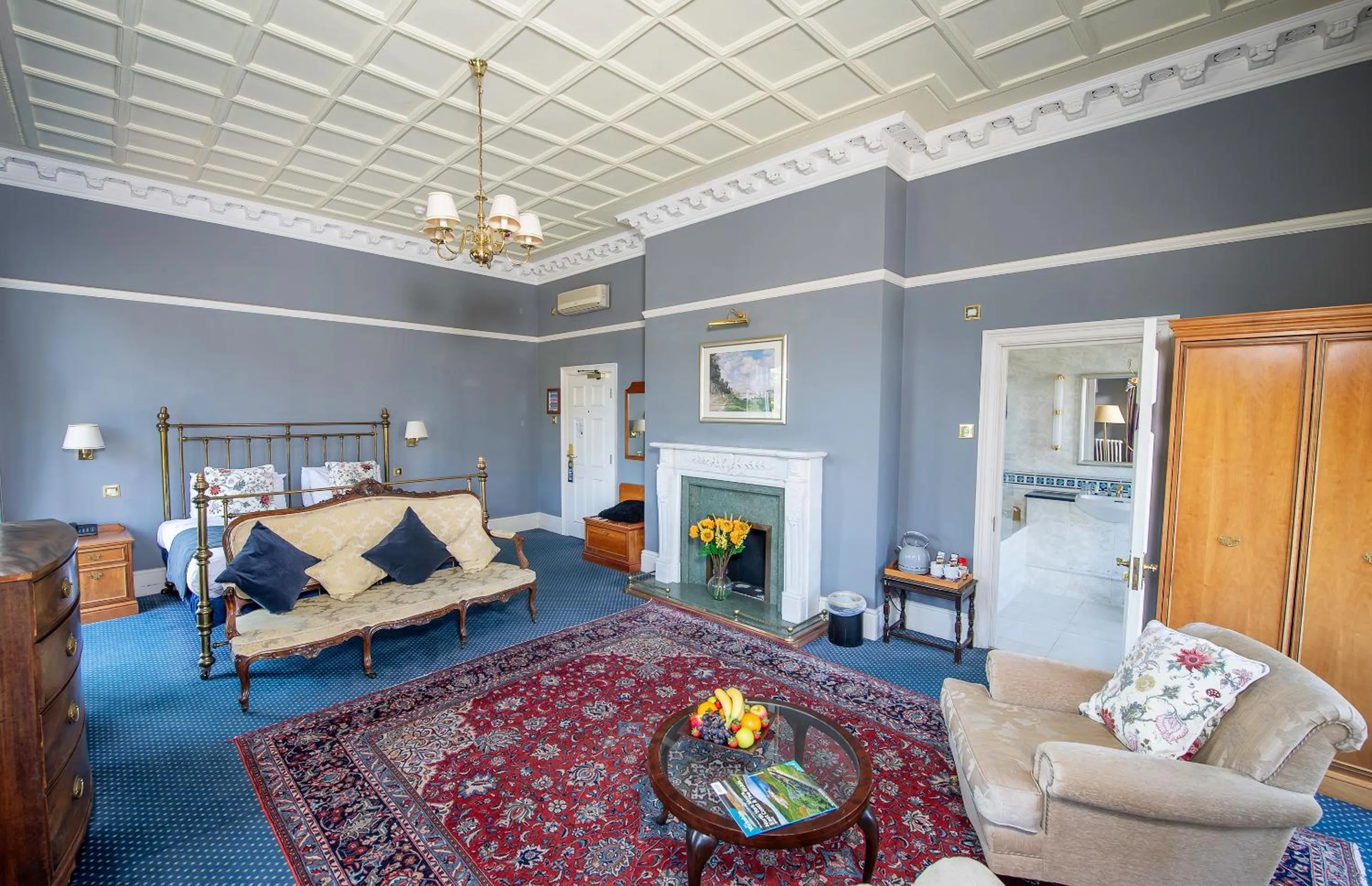 Seating area in The Central Hotel