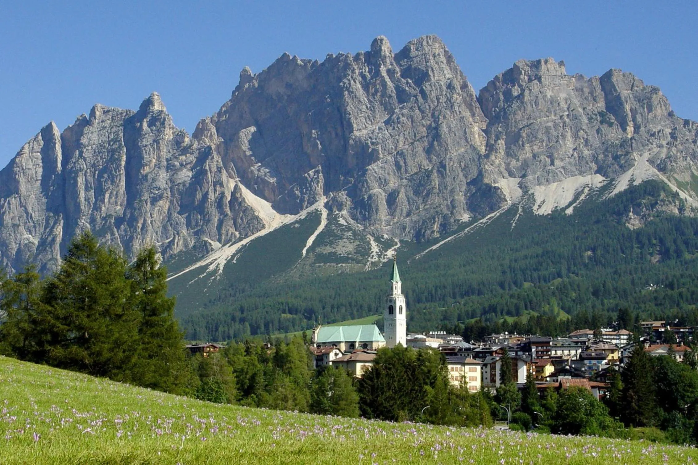Natural landscape in Boutique Hotel Villa Blu Cortina D'Ampezzo