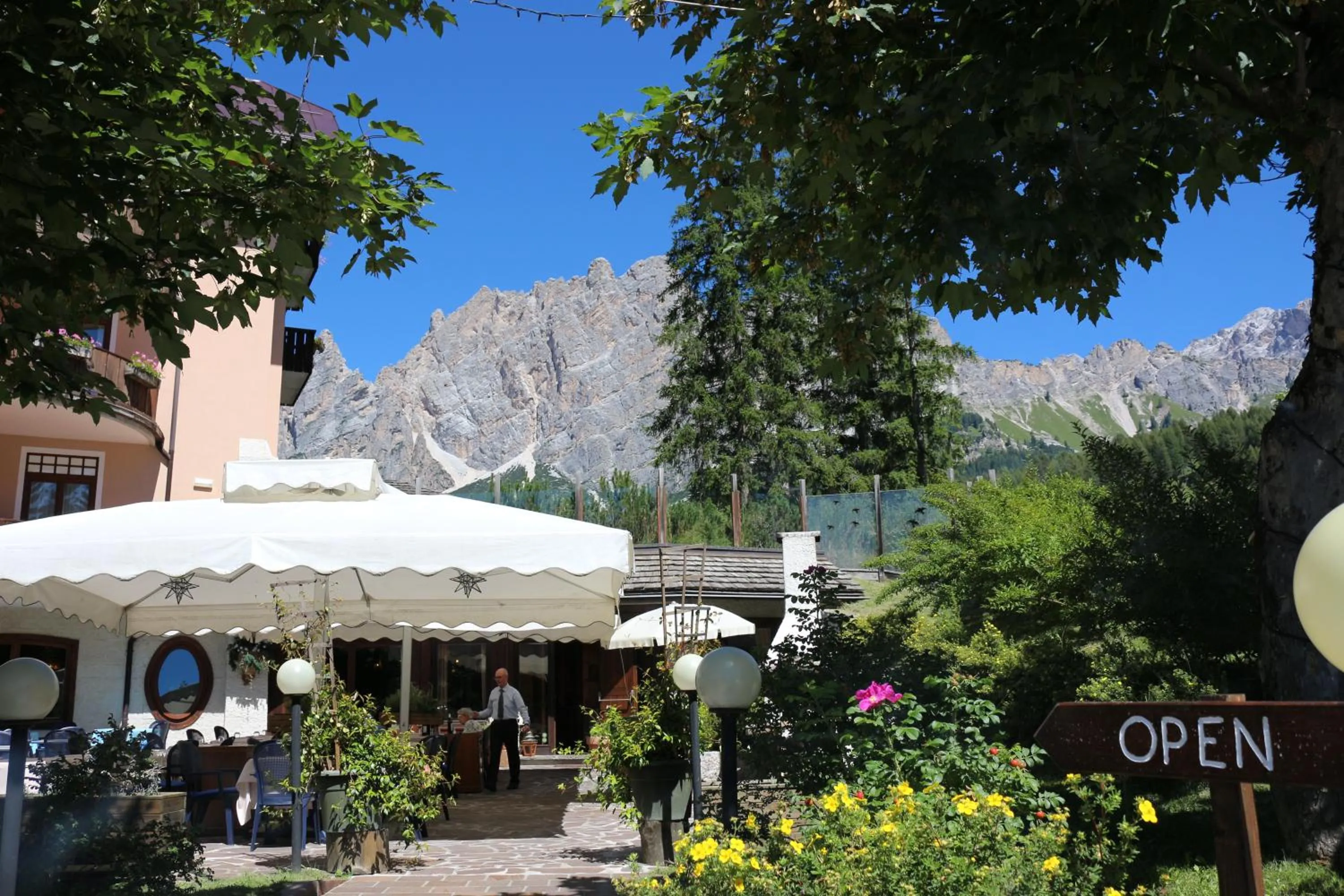 Mountain view in Boutique Hotel Villa Blu Cortina D'Ampezzo