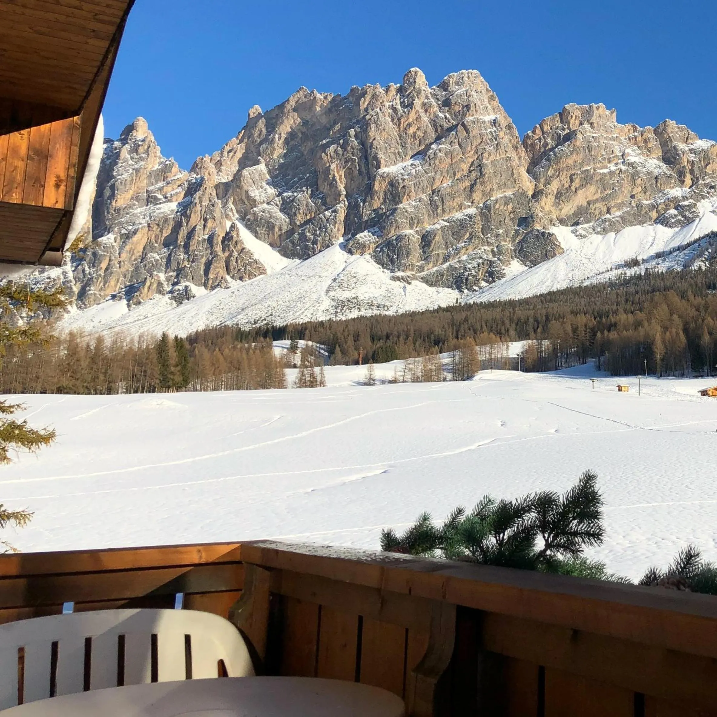 Mountain view in Boutique Hotel Villa Blu Cortina D'Ampezzo