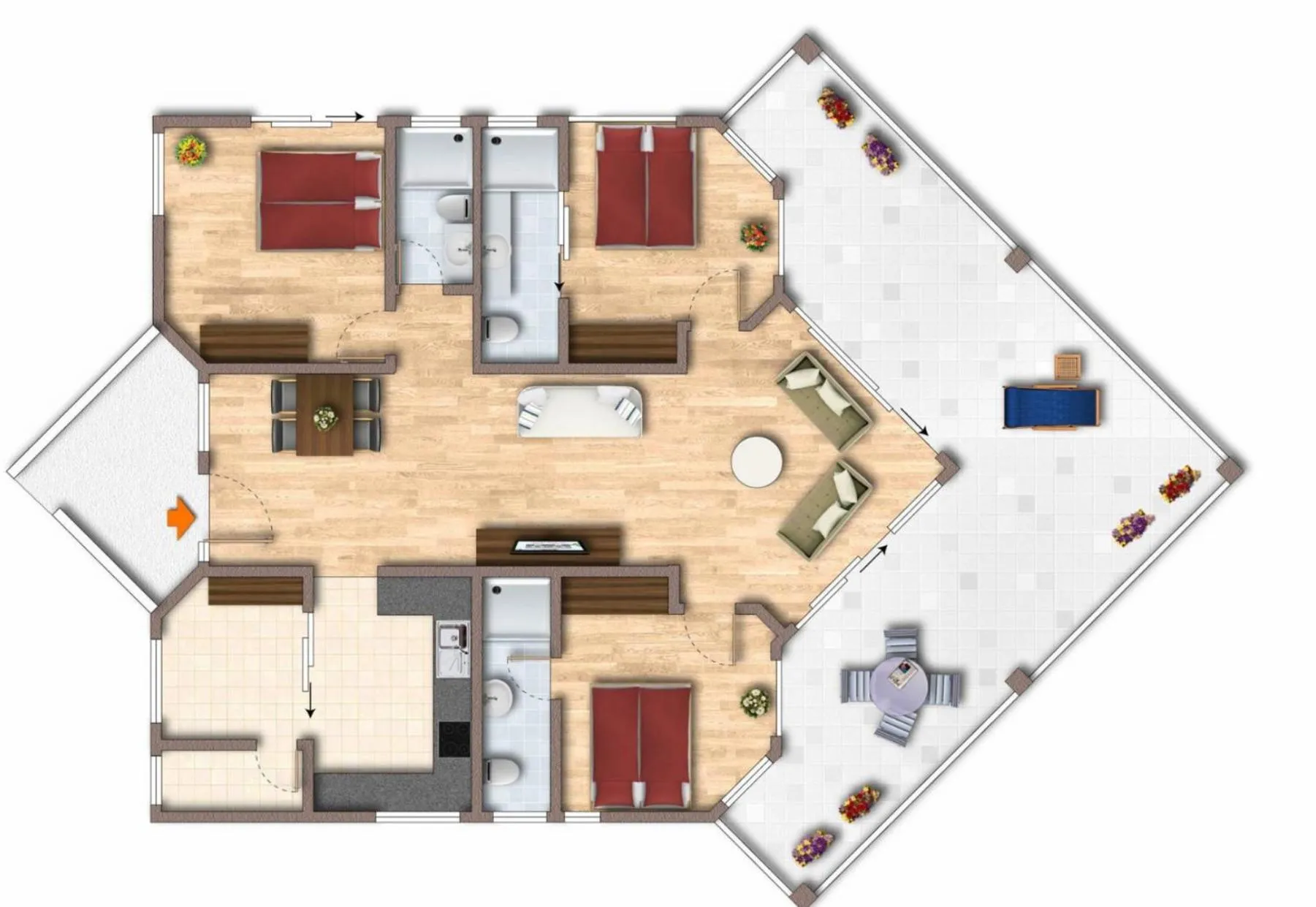 Dream Beach Cumbuco Oceanfront Apartments