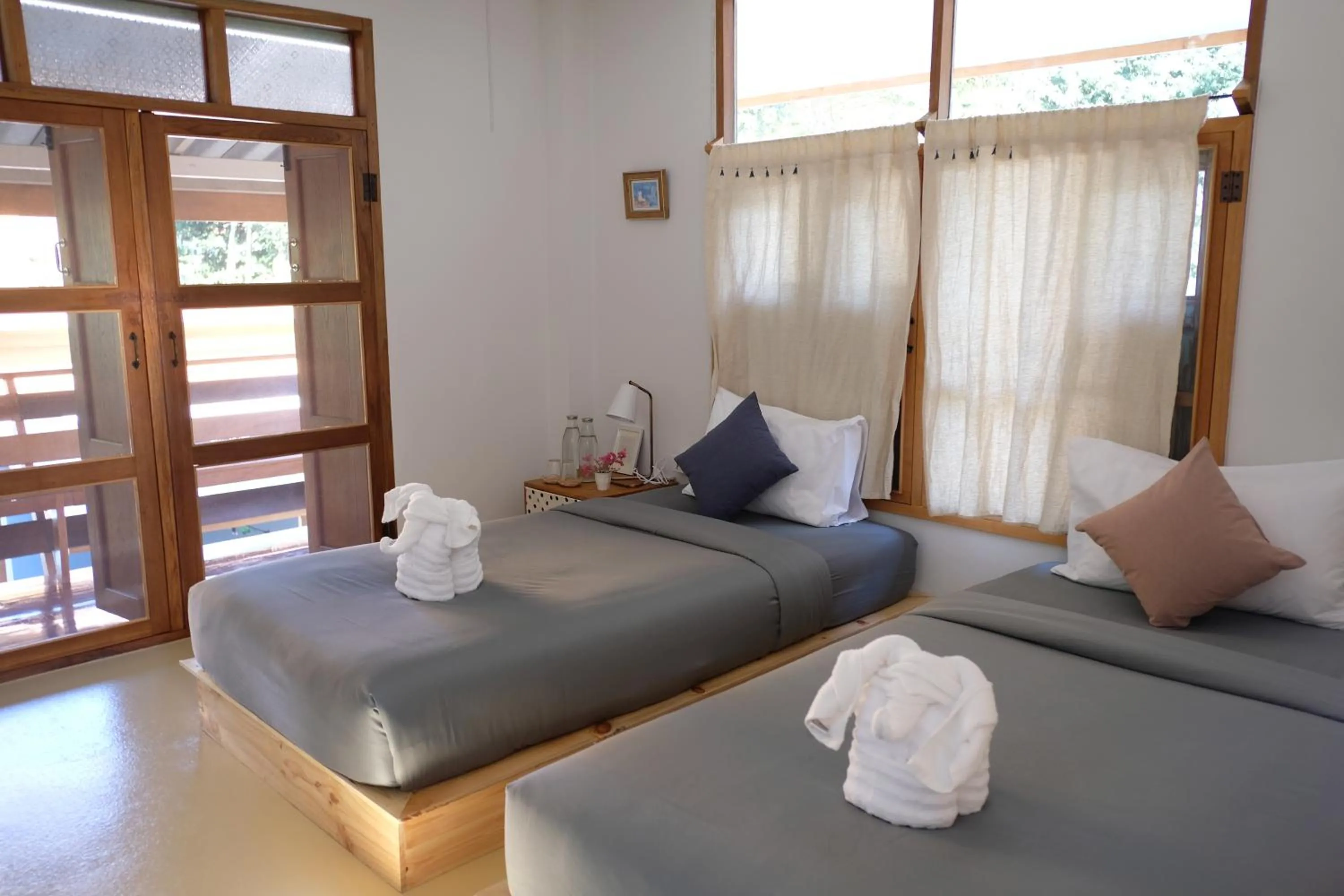 Bed in Paiyannoi Guesthome