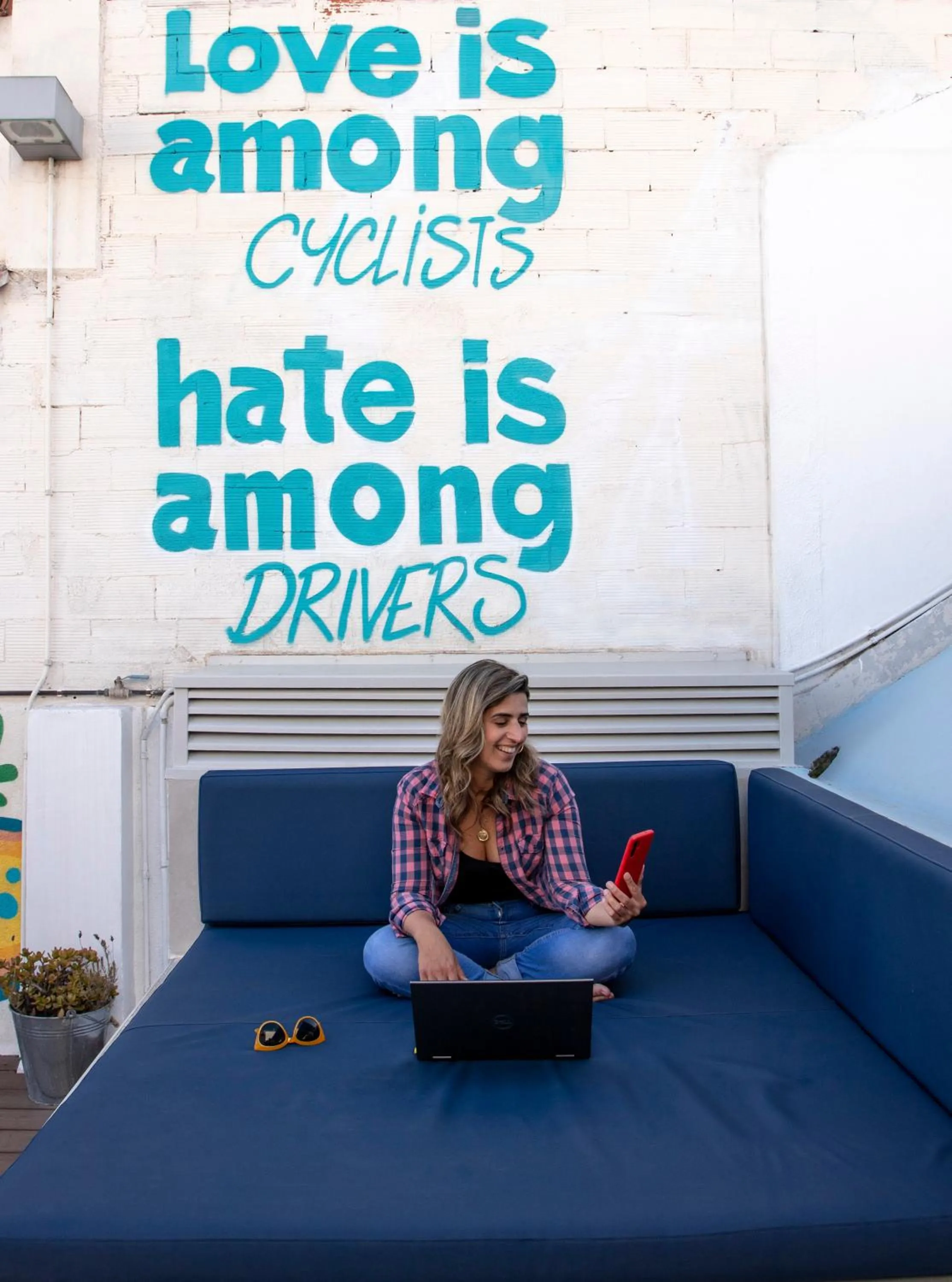 Balcony/Terrace in Sant Jordi Hostels Gracia
