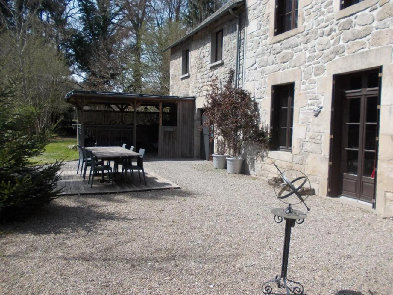 Balcony/Terrace in Chambres d'Hôtes Le Pont