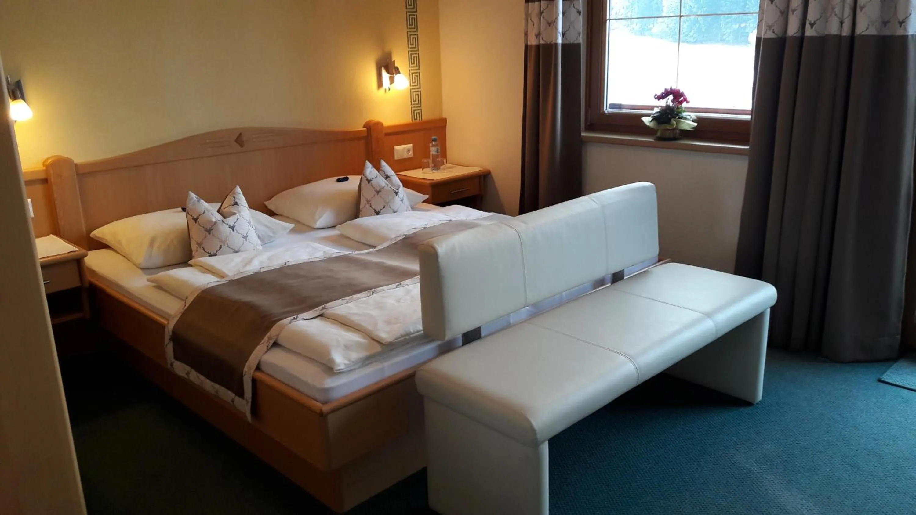 Bedroom, Bed in Pension Felsenheim