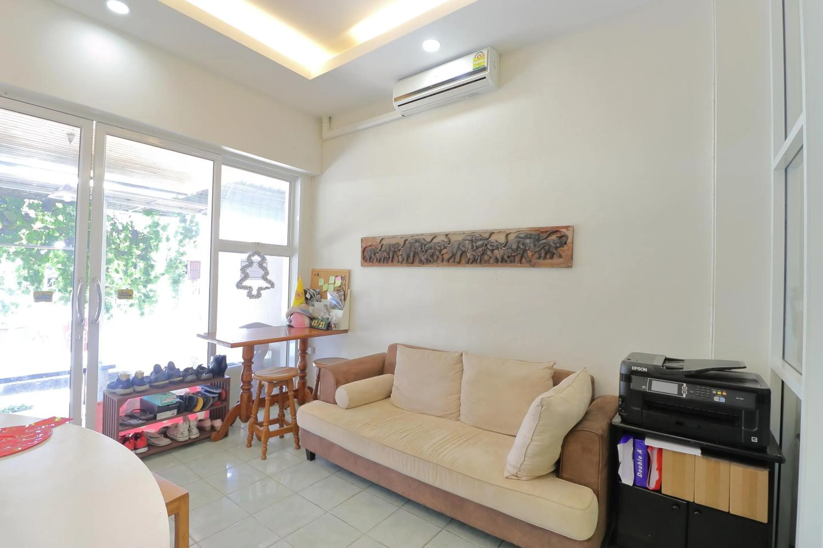 Lobby or reception in Saen Sabai Hostel