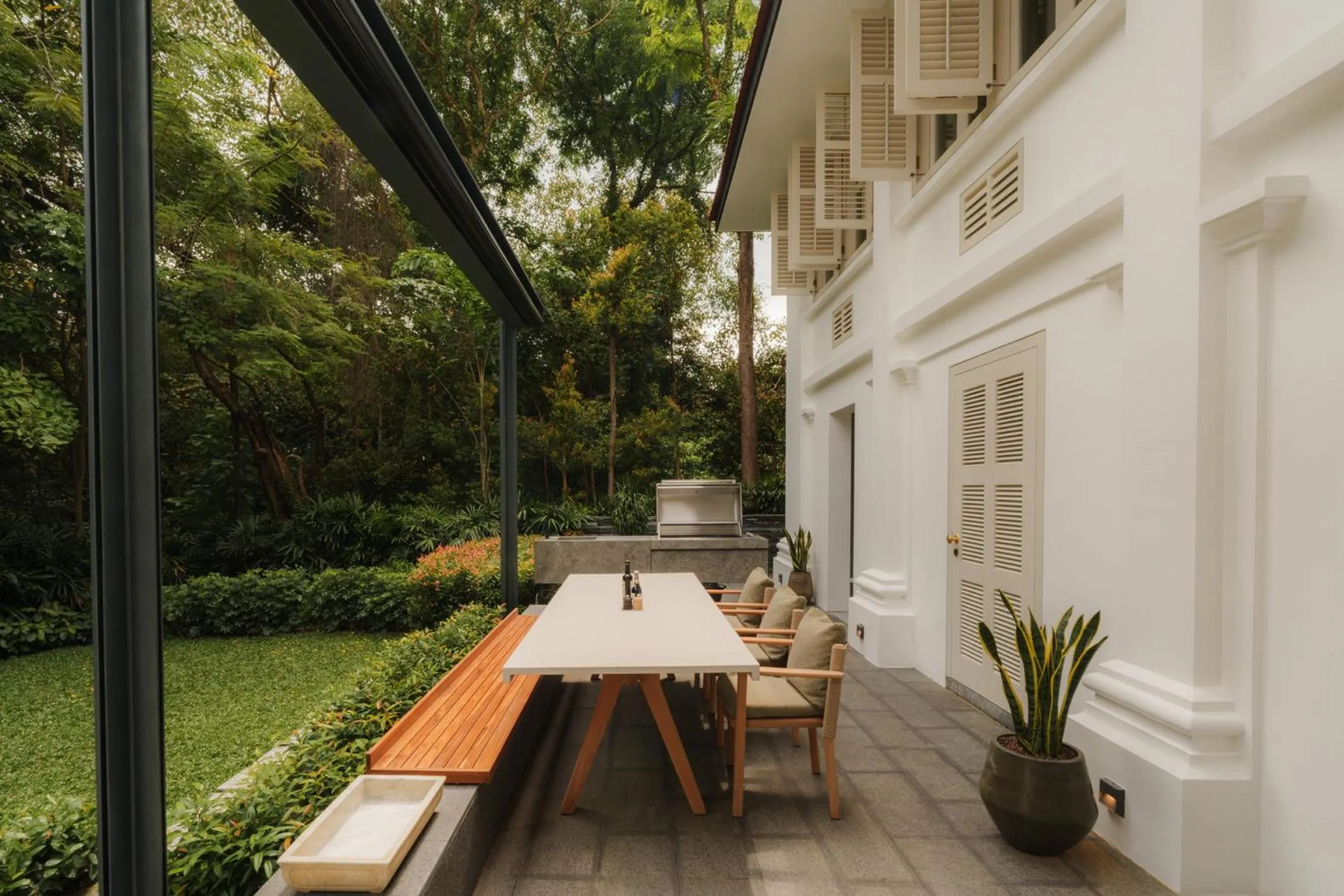 Patio in Capella Singapore