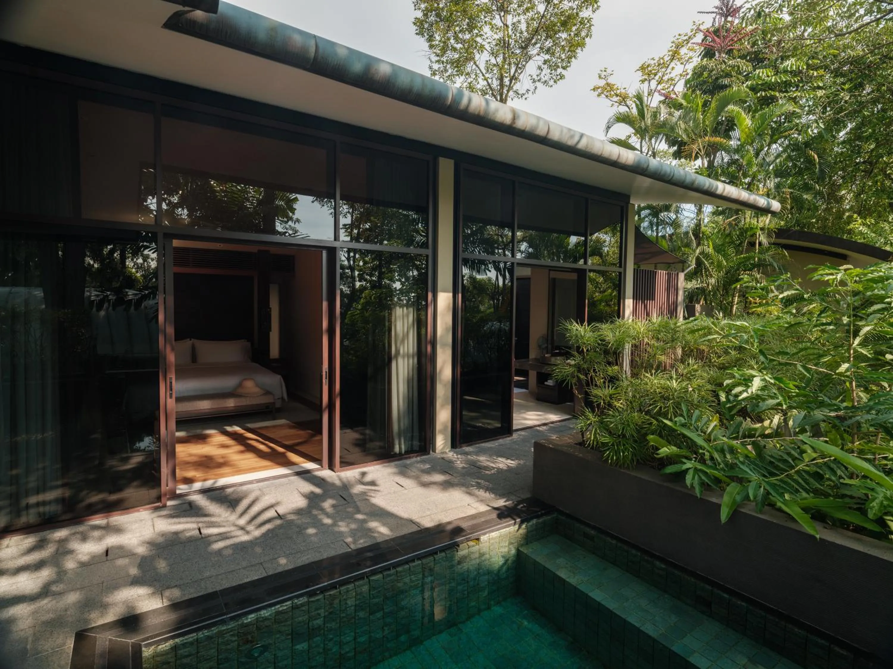 Balcony/Terrace in Capella Singapore