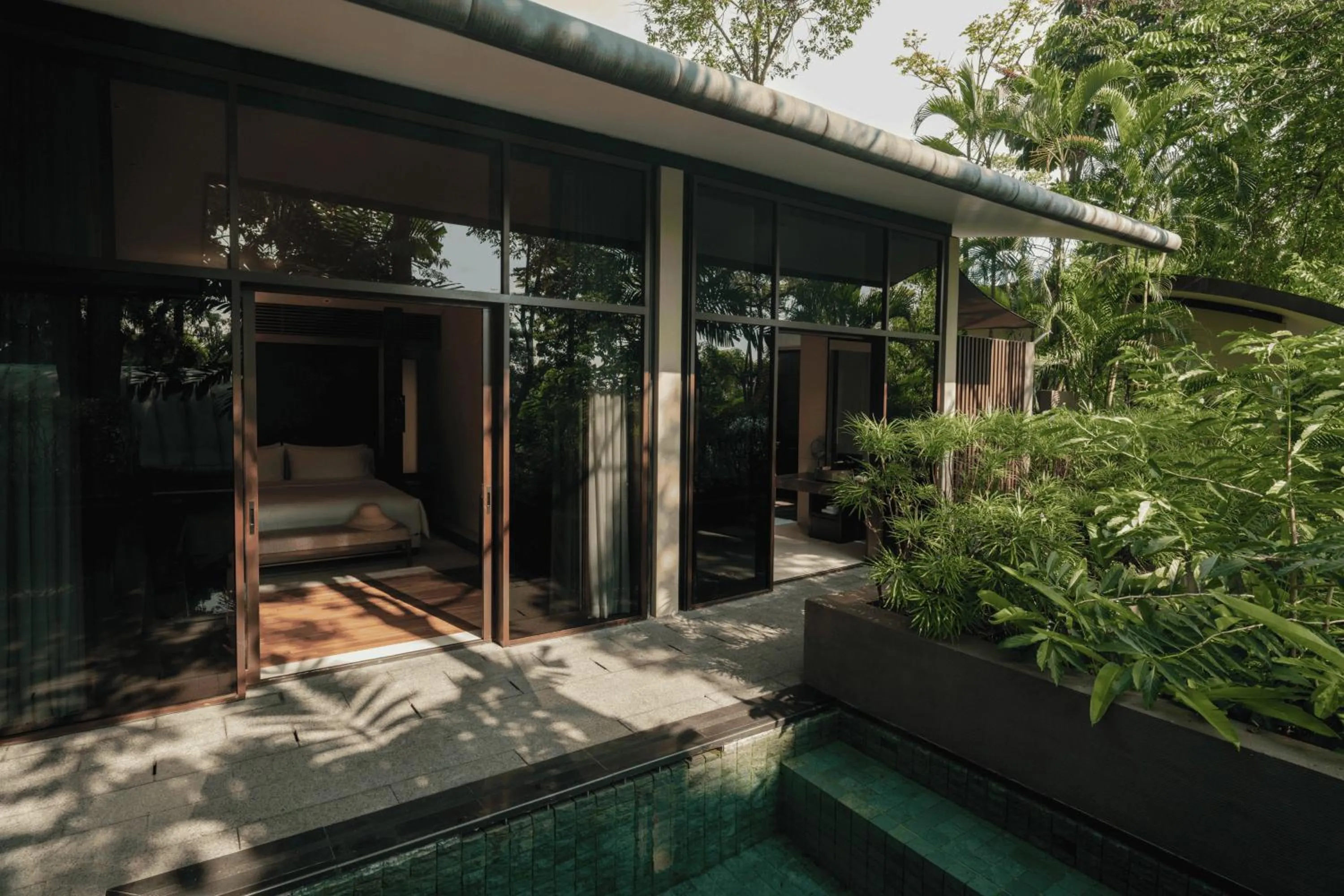 Balcony/Terrace in Capella Singapore