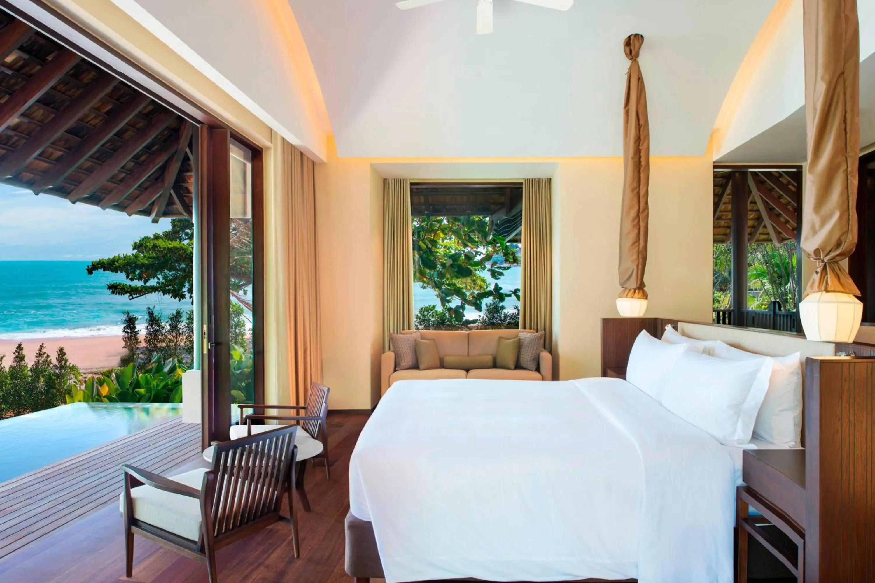 Beach, Bed in Vana Belle, A Luxury Collection Resort, Koh Samui