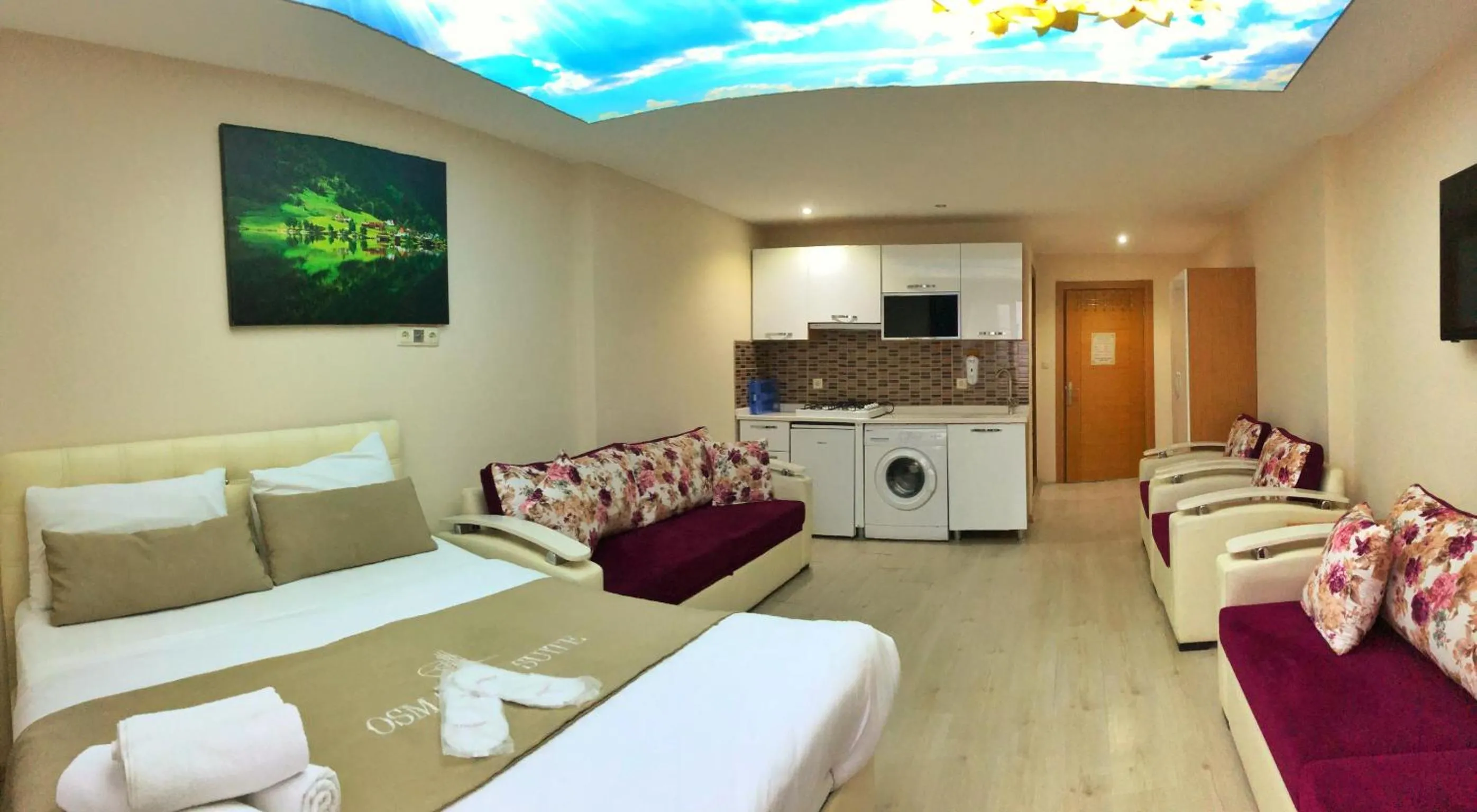 Kitchen or kitchenette in Osmanlı Suite