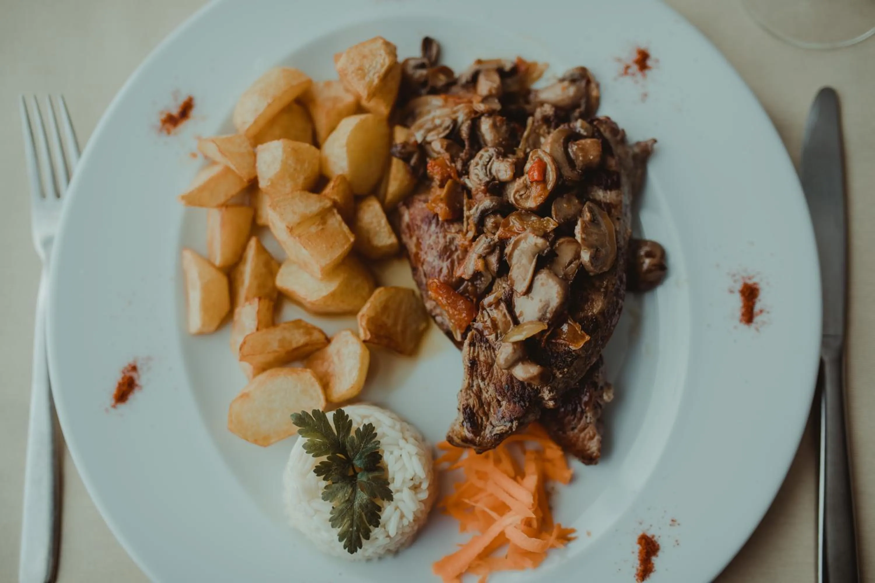 Food close-up in Hotel Senhora do Espinheiro