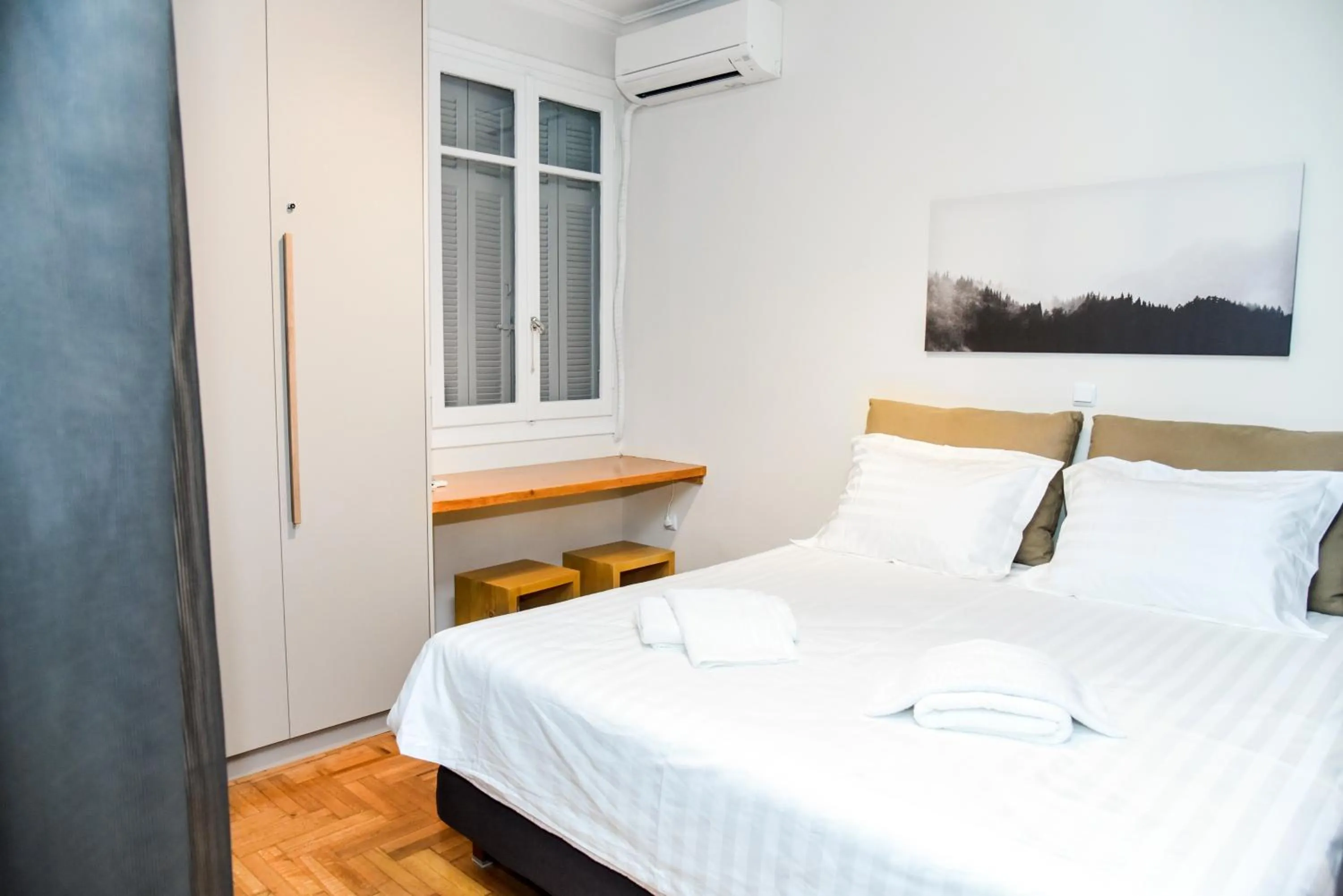 Bed in Central apartment at Echarxia 2 beds for 5 pers by MPS