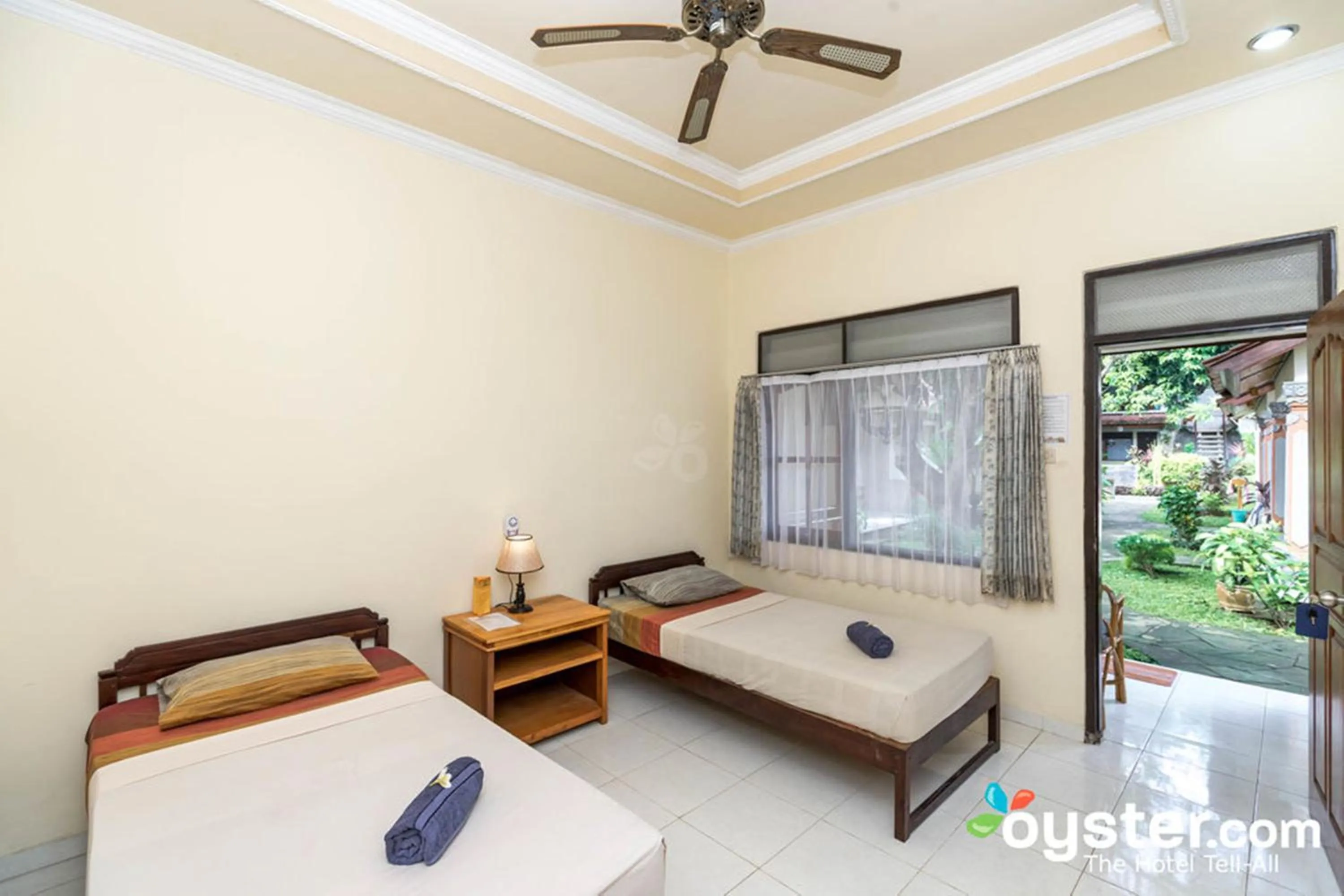 Bed in Lovina Beach Hotel