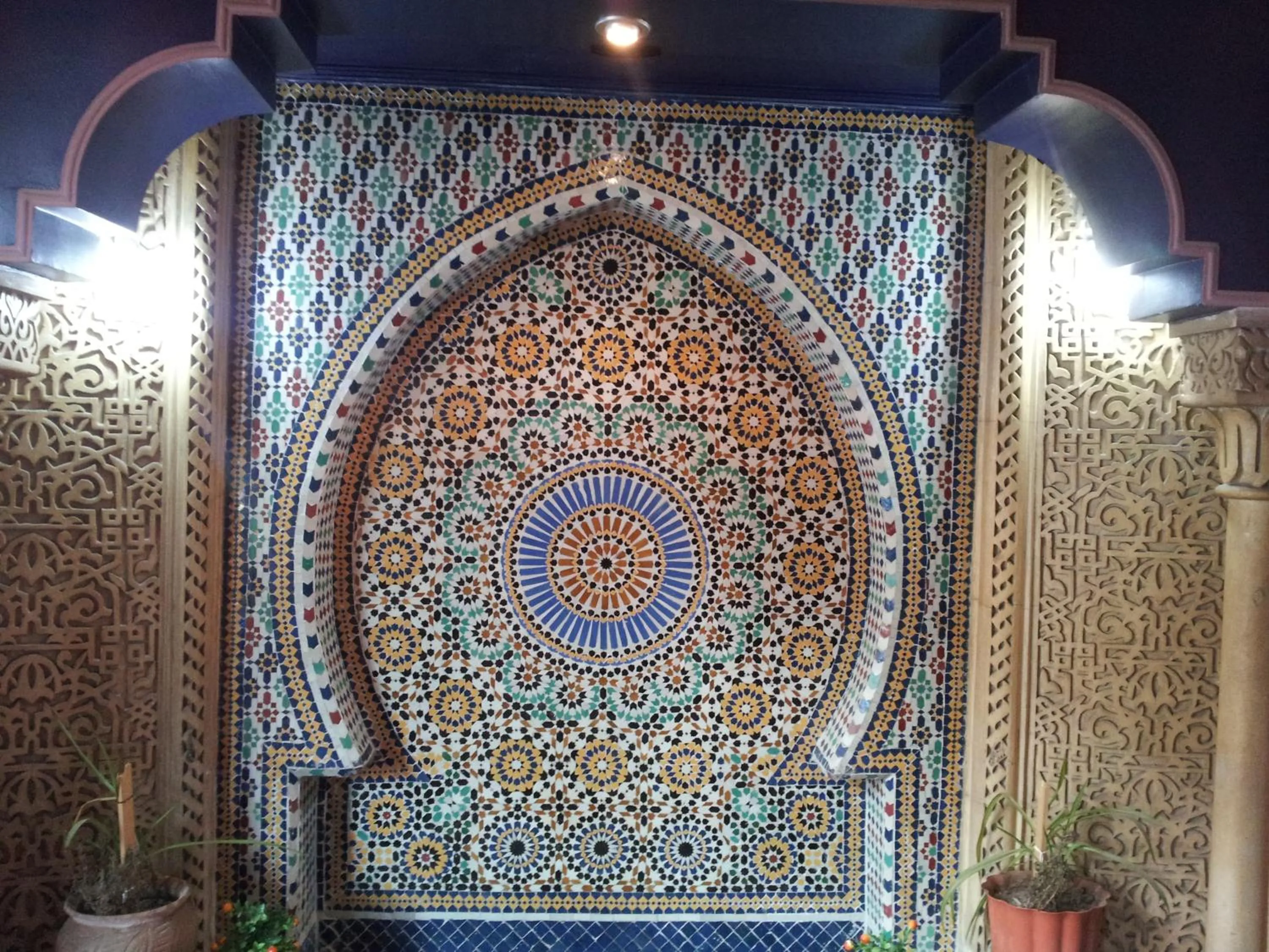 Decorative detail in Hotel La Giralda