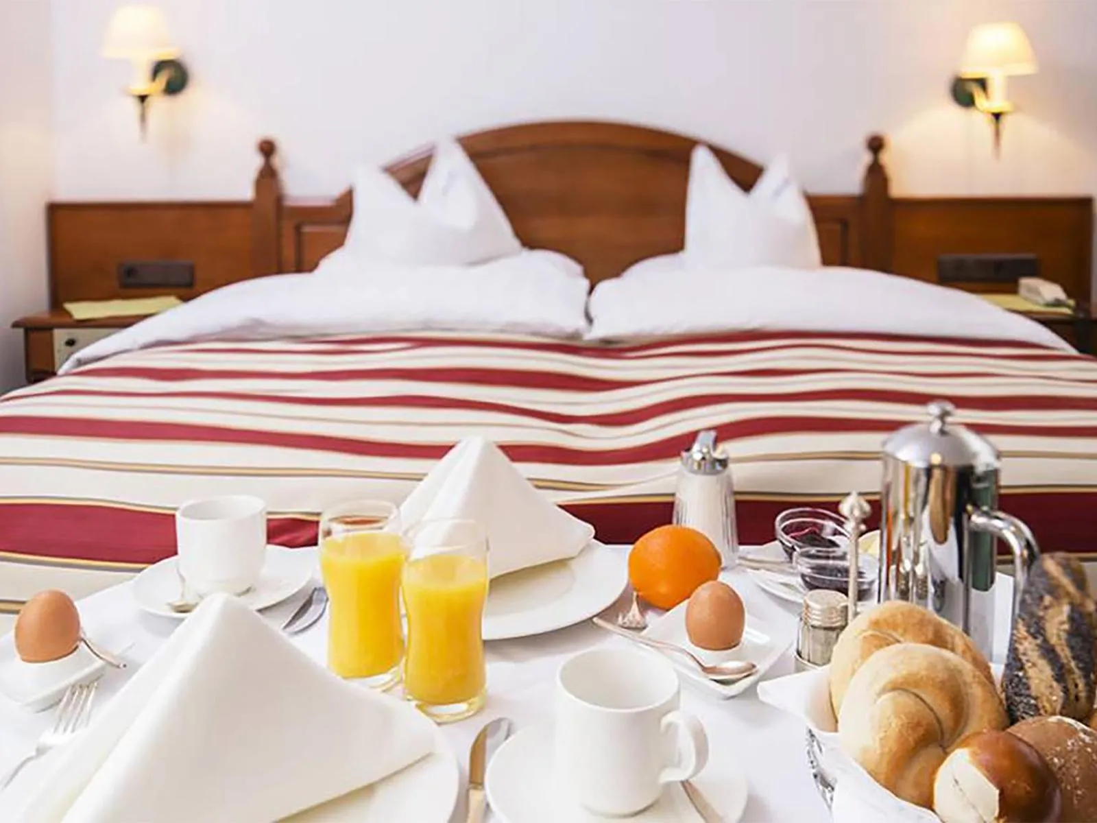 Bed in Alpenhotel St.Christoph