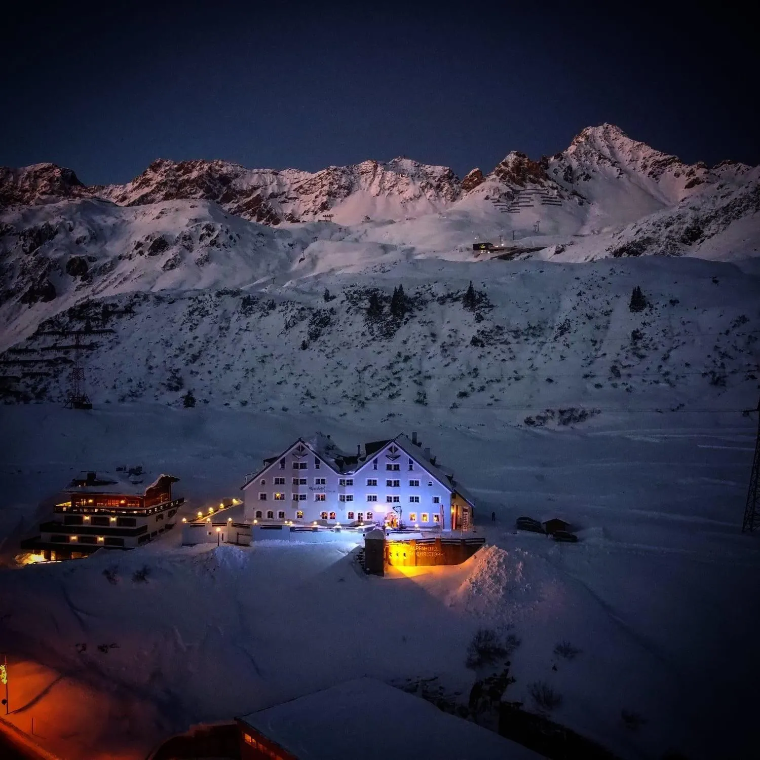 Bird's eye view in Alpenhotel St.Christoph