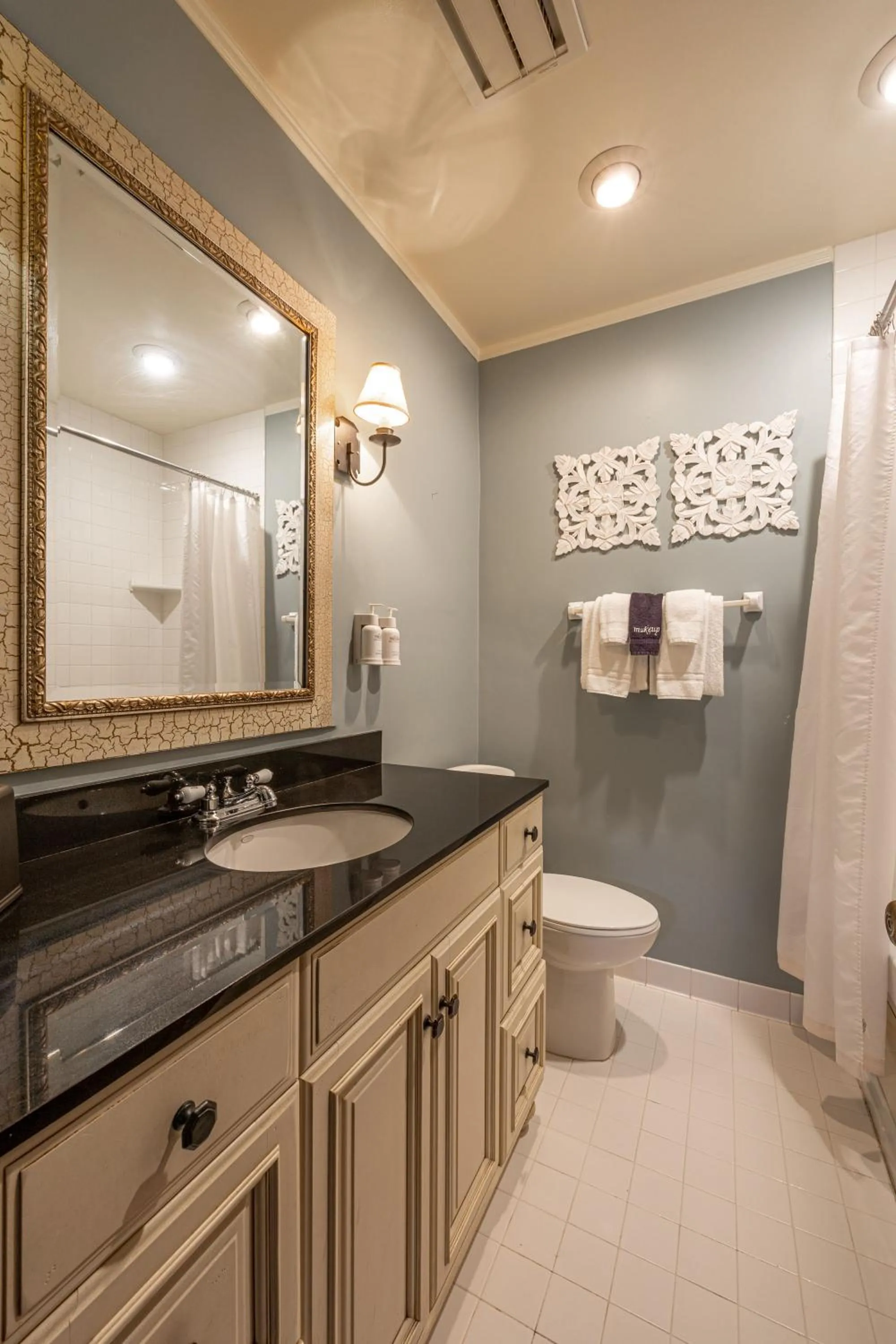 Shower in De La Vina Inn