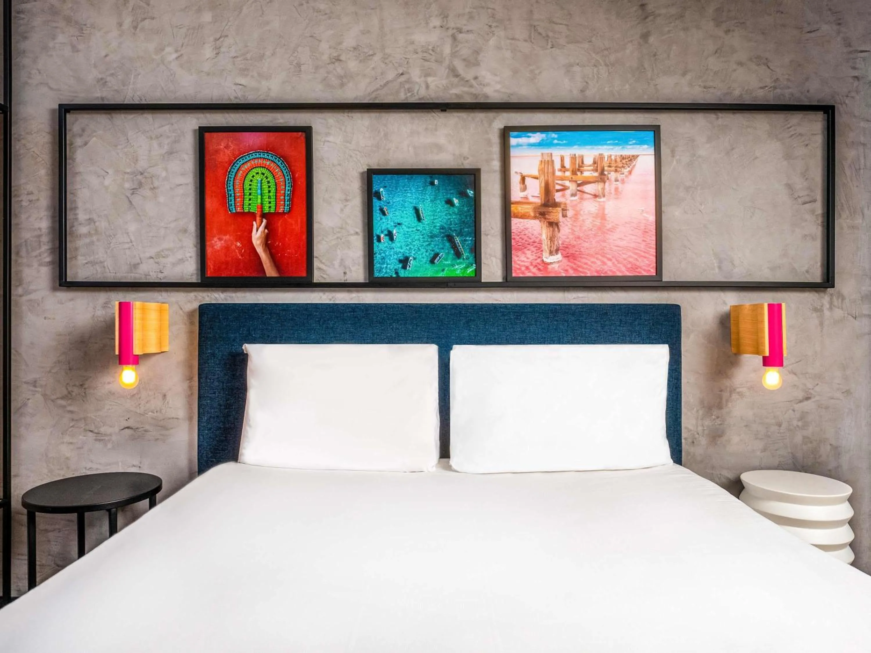 Bedroom, Bed in Ibis Styles Dakar