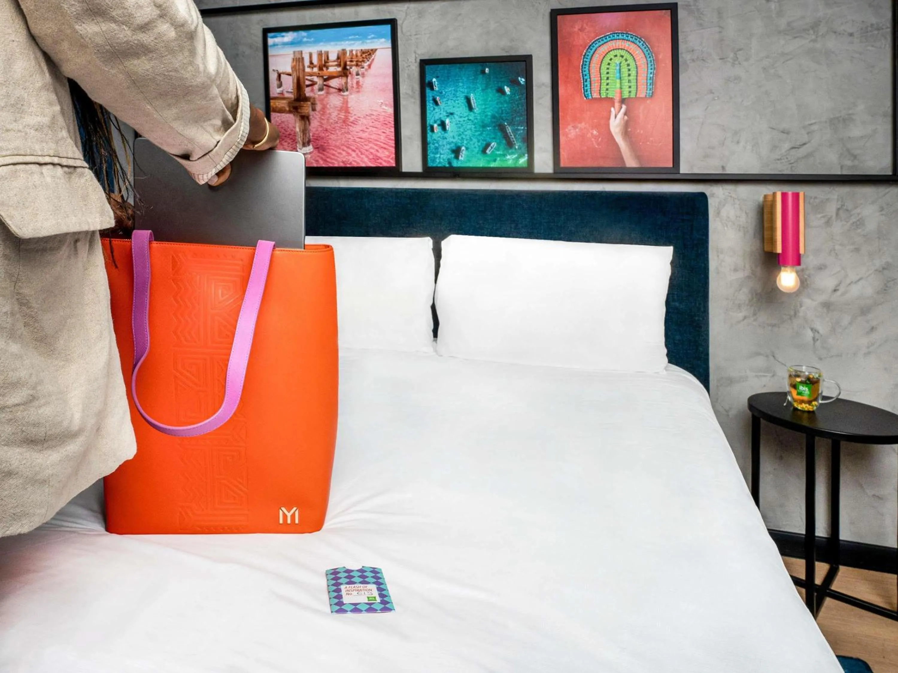 Bedroom, Bed in Ibis Styles Dakar