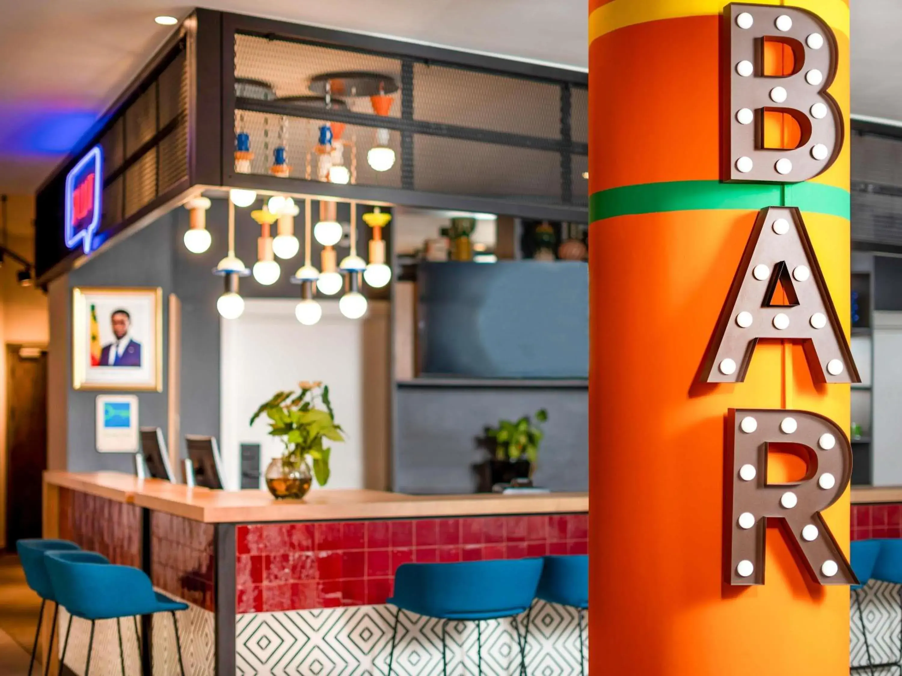 Lounge or bar in Ibis Styles Dakar Lounge or bar in Ibis Styles Dakar