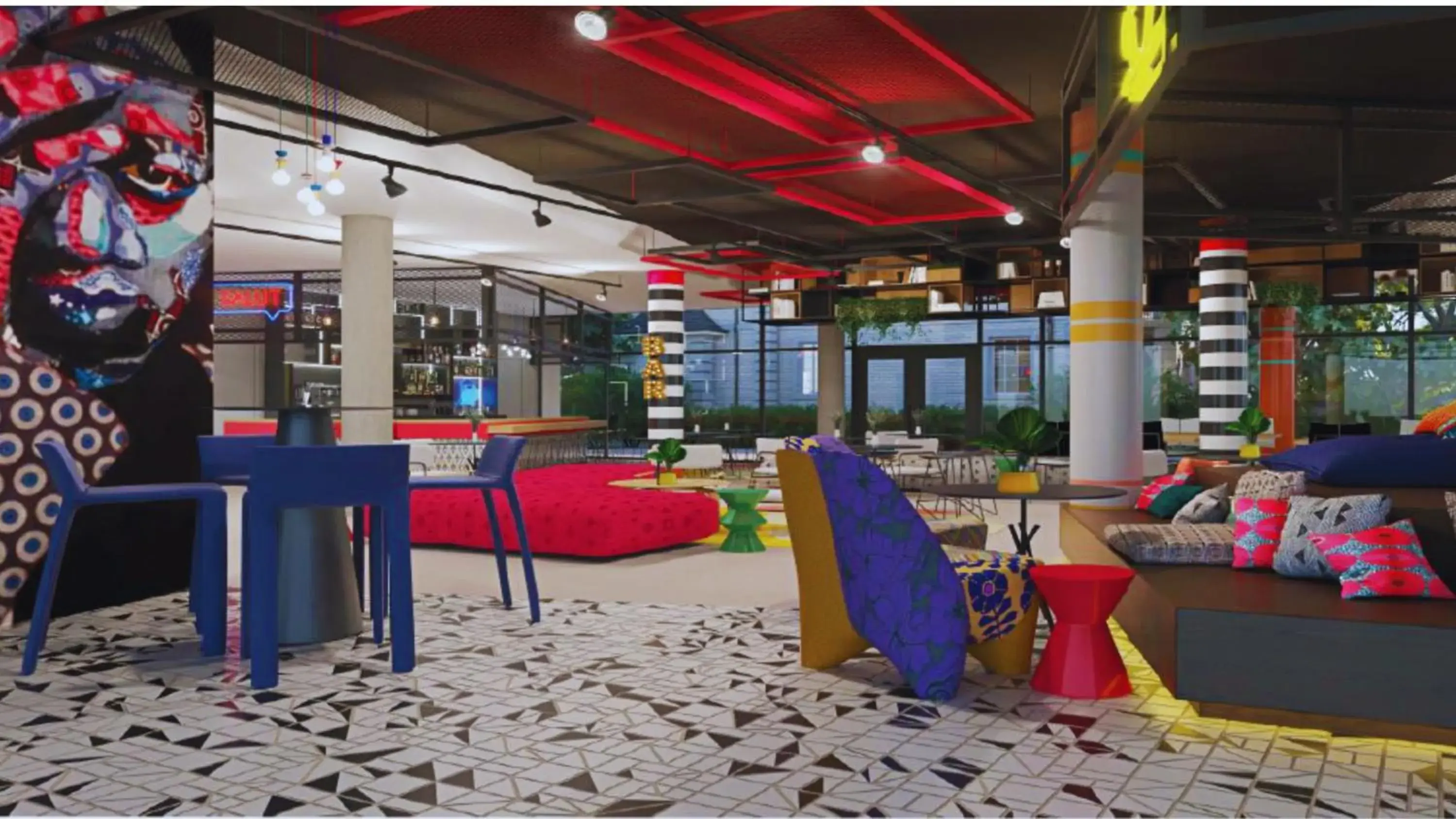 Lobby or reception in Ibis Dakar Lobby or reception in Ibis Dakar